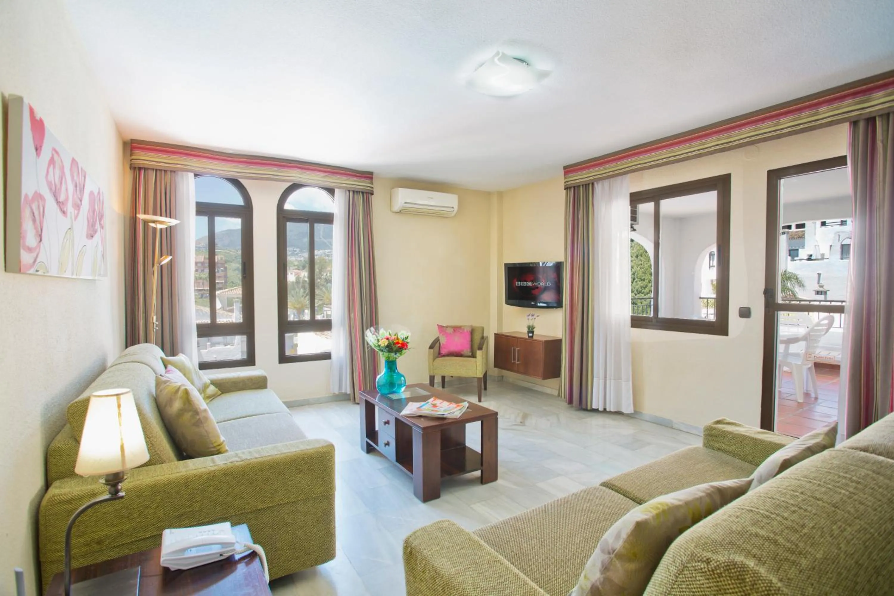 Living room in Pueblo Evita