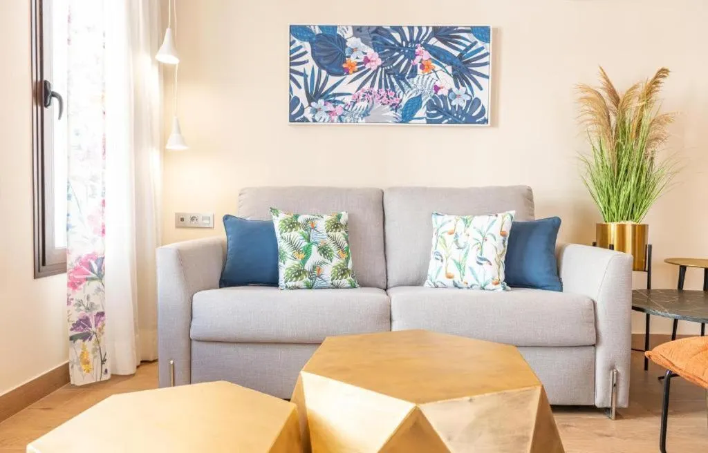 Living room in Pueblo Evita