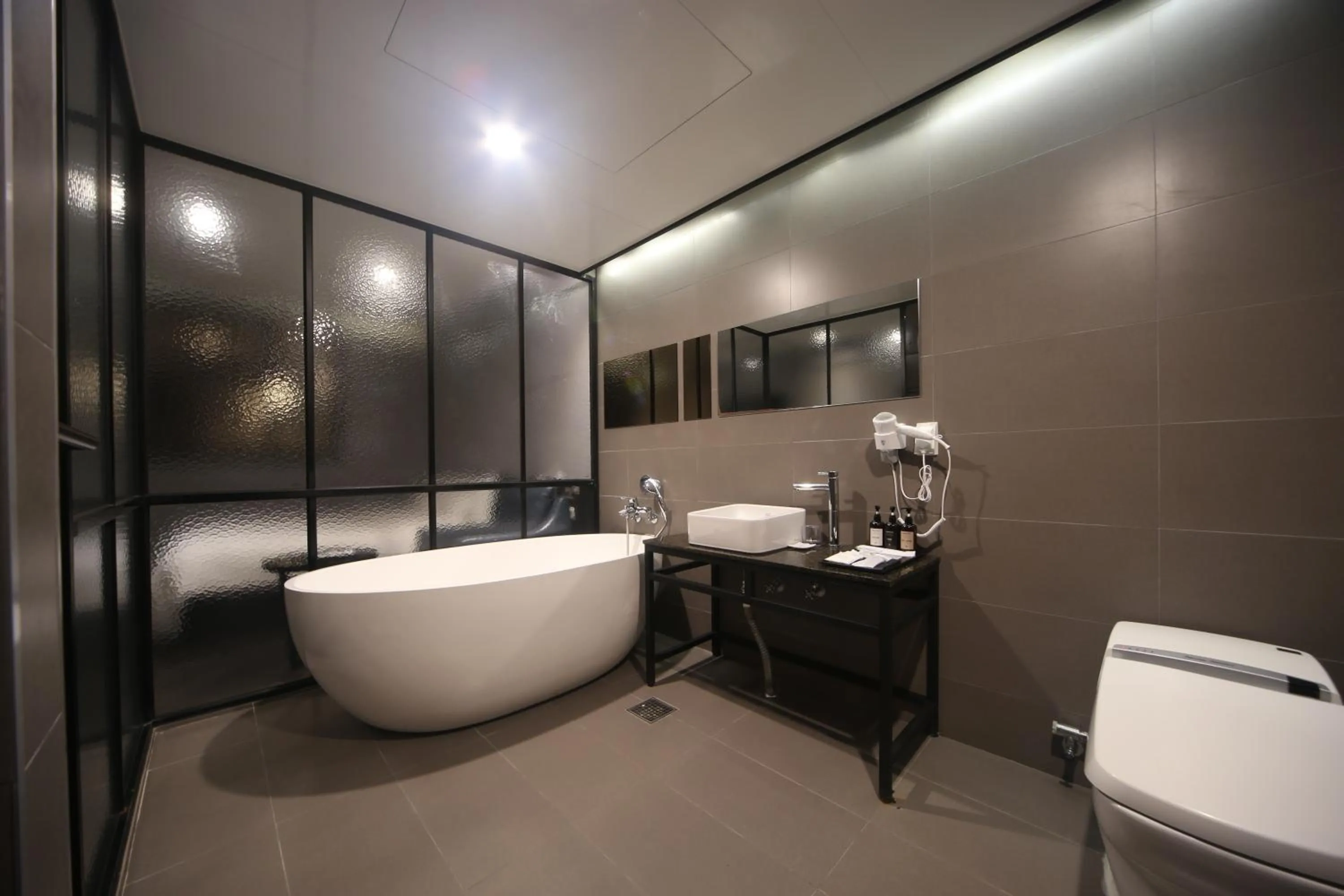 Bathroom in Beomil Brown Dot Hotel