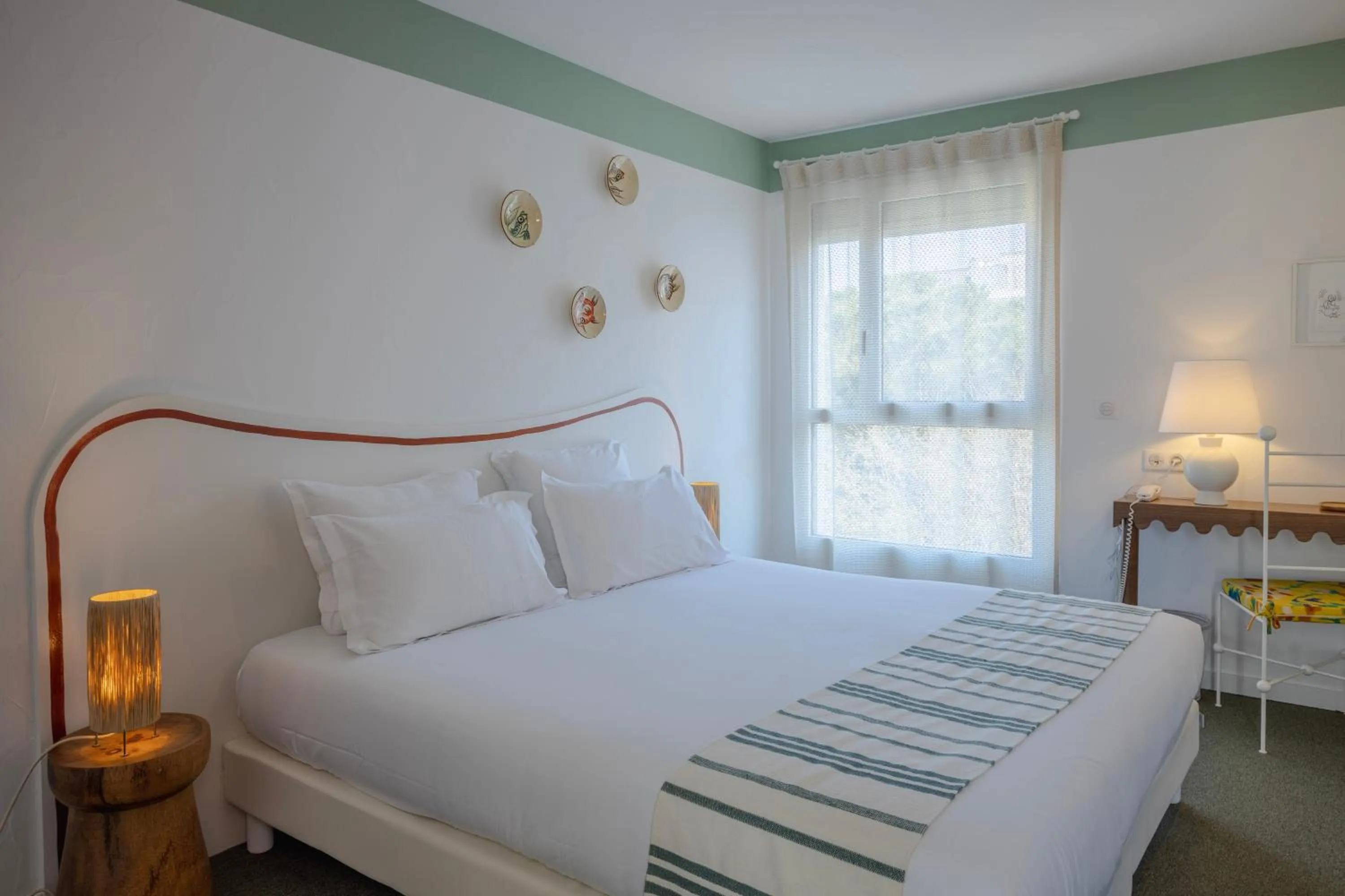 Bedroom, Bed in Hôtel Le Sud