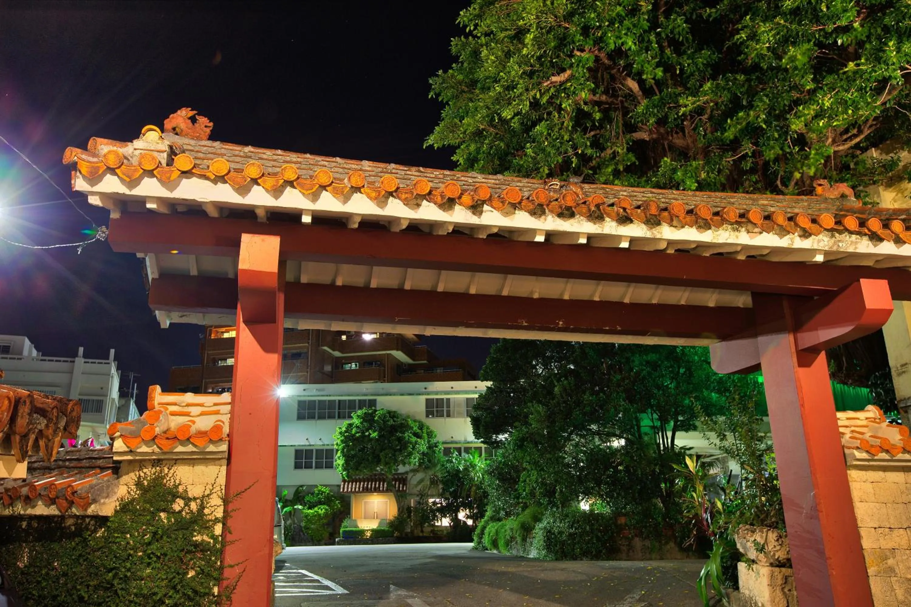 Facade/entrance in Okinawa Hotel