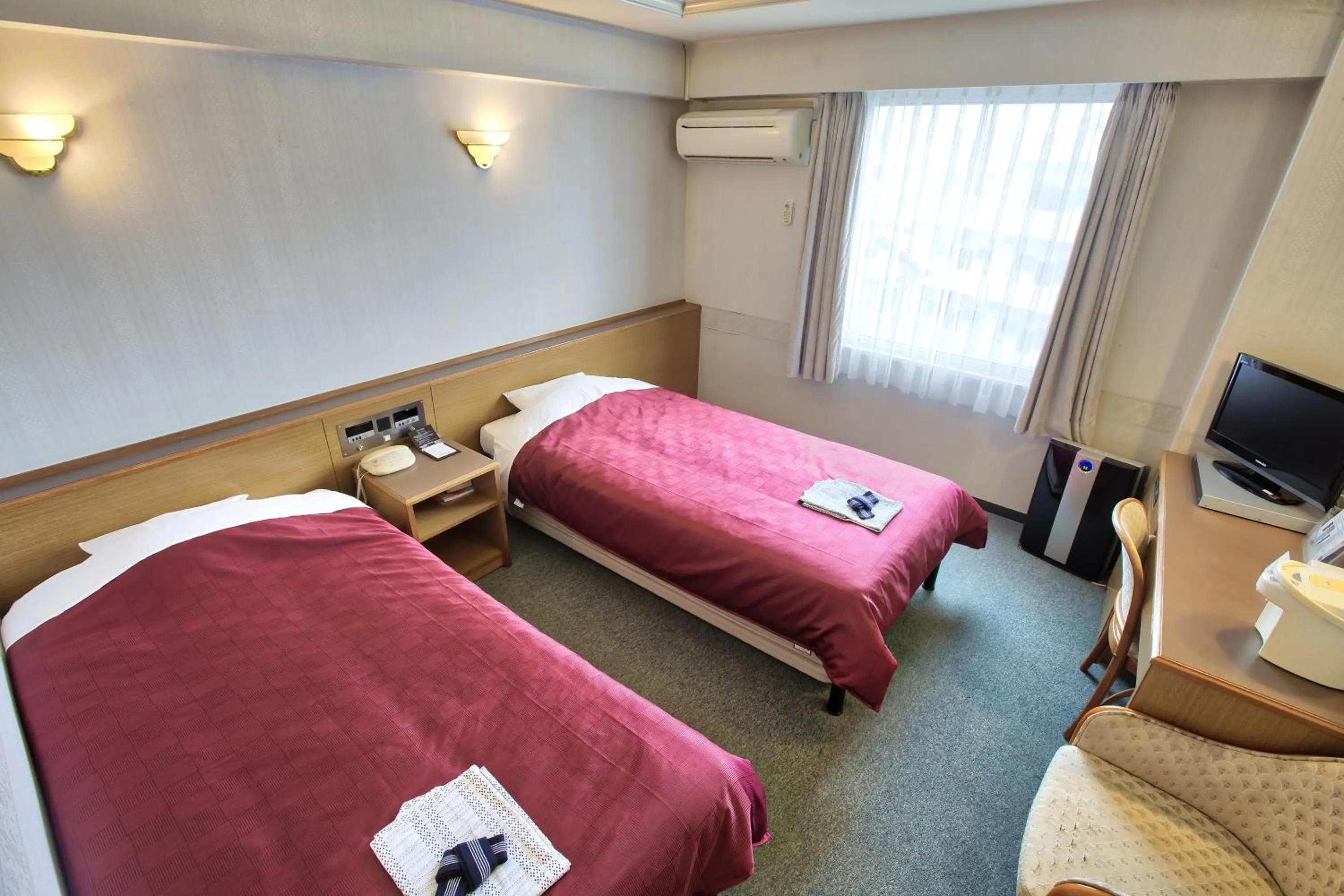 Photo of the whole room, Bed in Okinawa Hotel