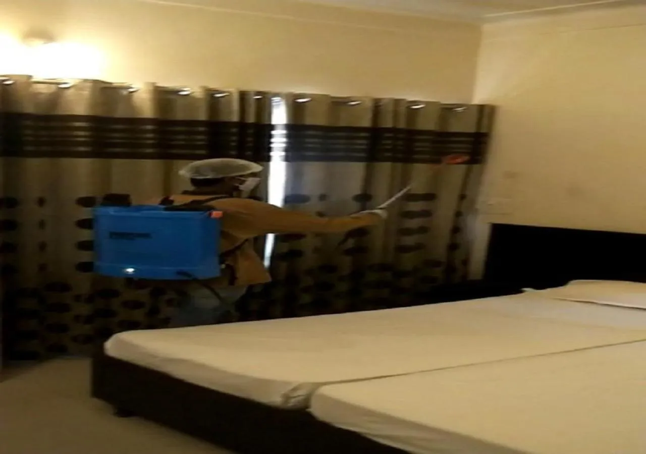 Bed in Hotel Rose Lodge