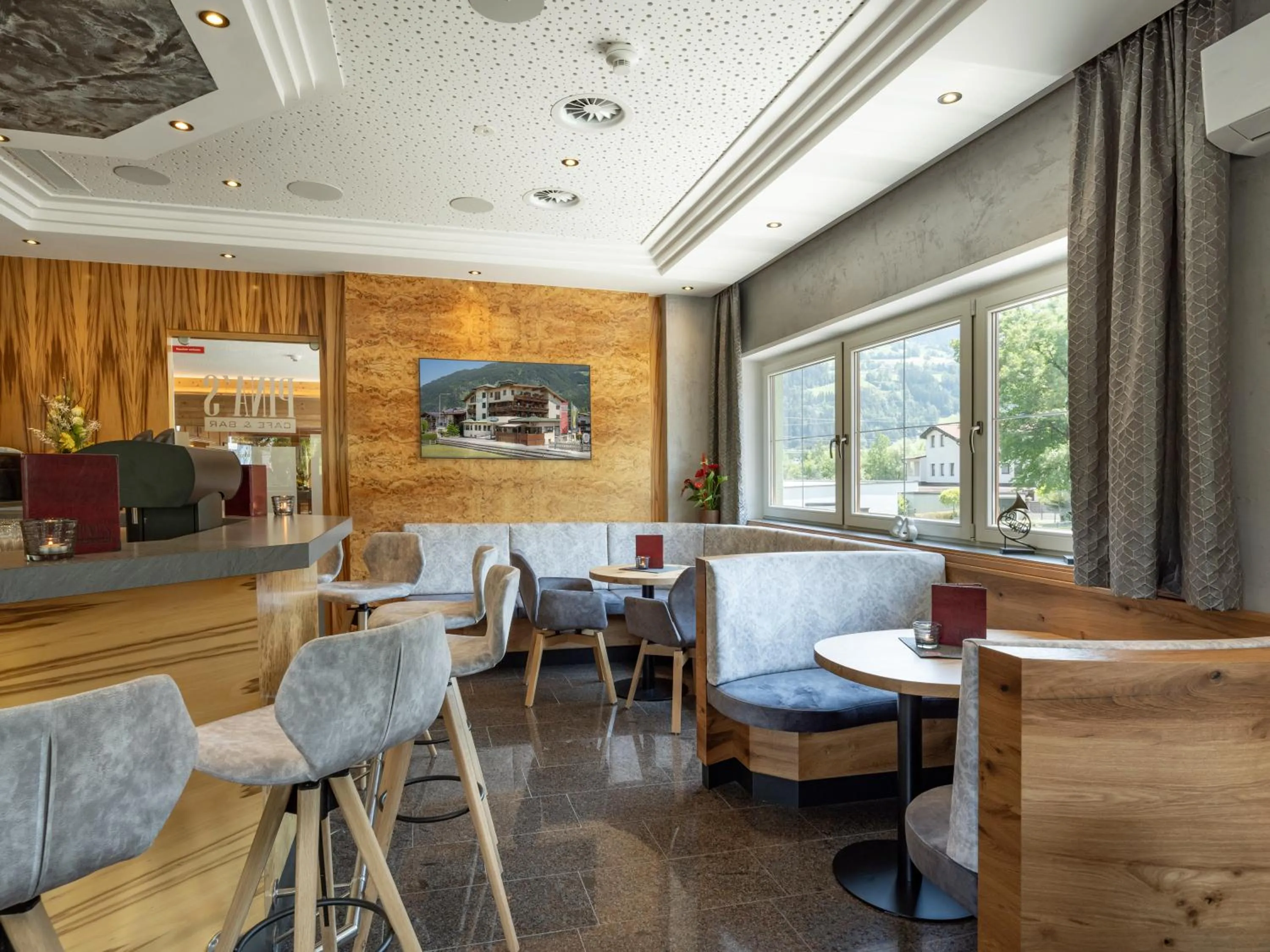 Lounge or bar in Hotel Alpina