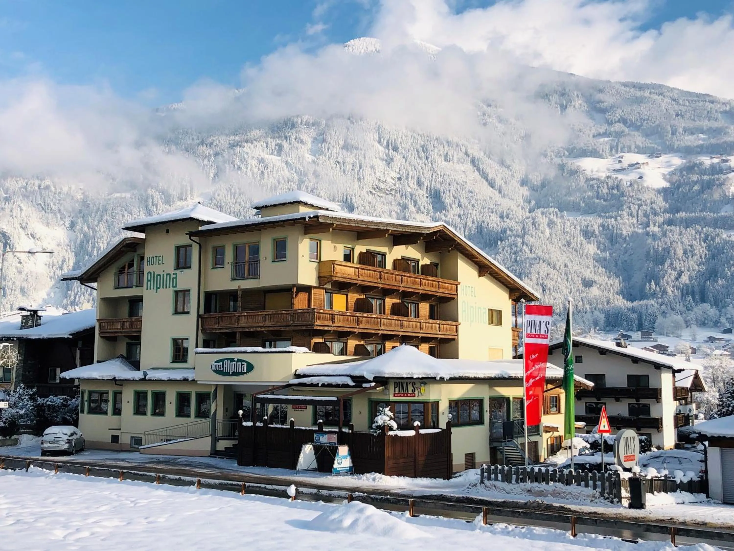 Property building in Hotel Alpina