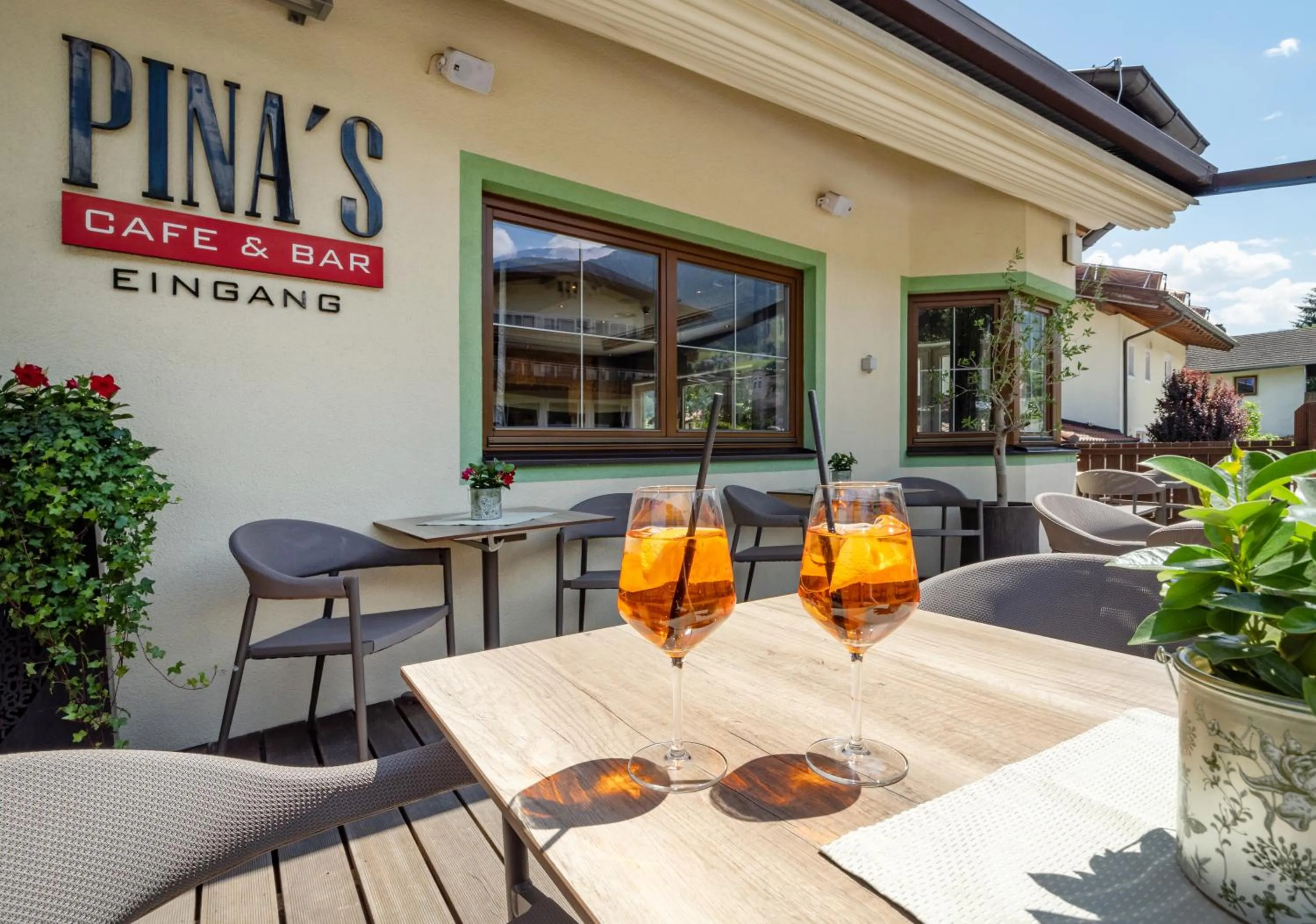 Balcony/Terrace in Hotel Alpina