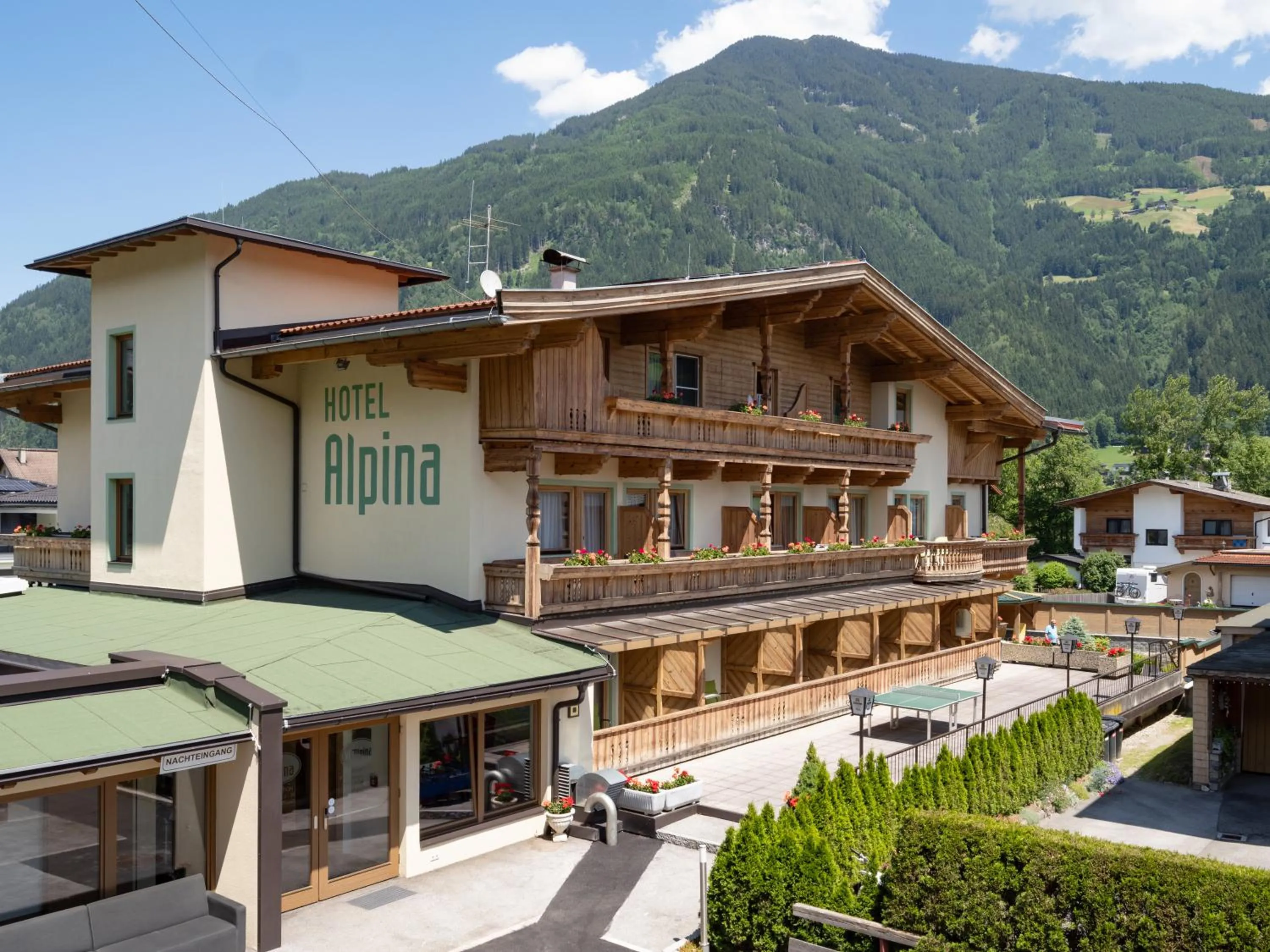 Property building in Hotel Alpina