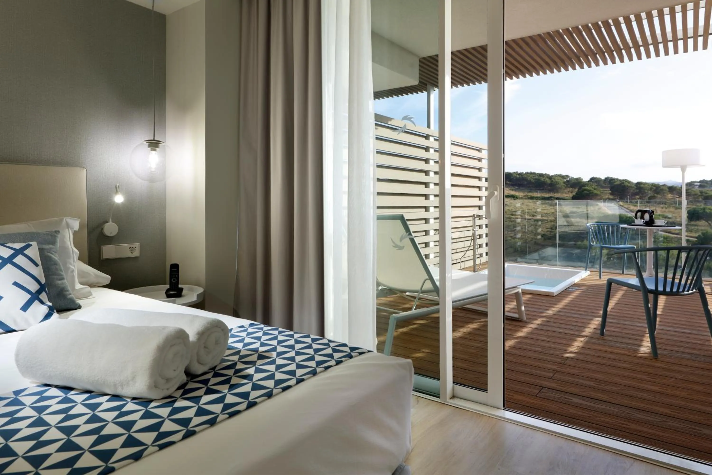 Bed in Palladium Hotel Menorca