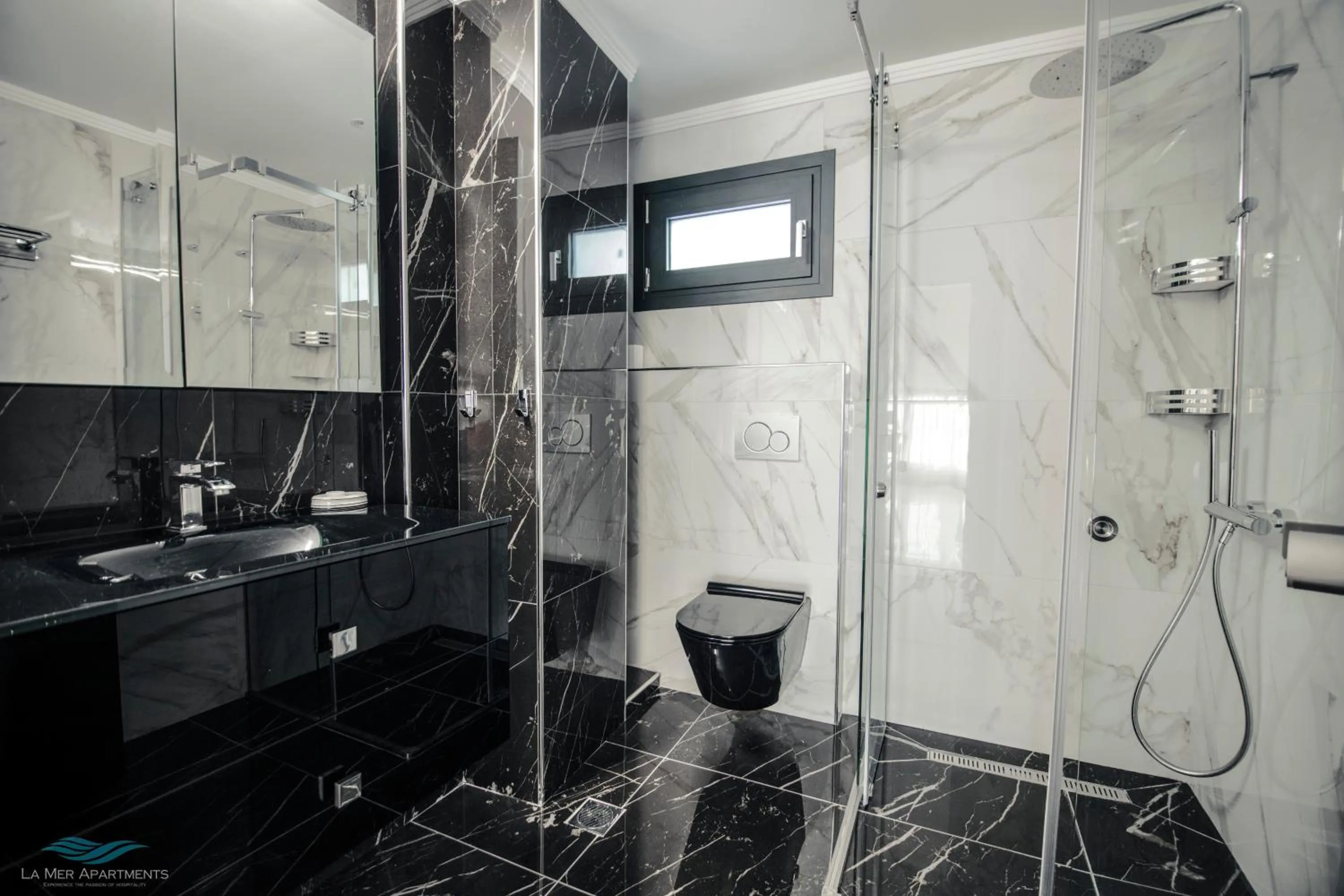 Shower in La Mer Apartments