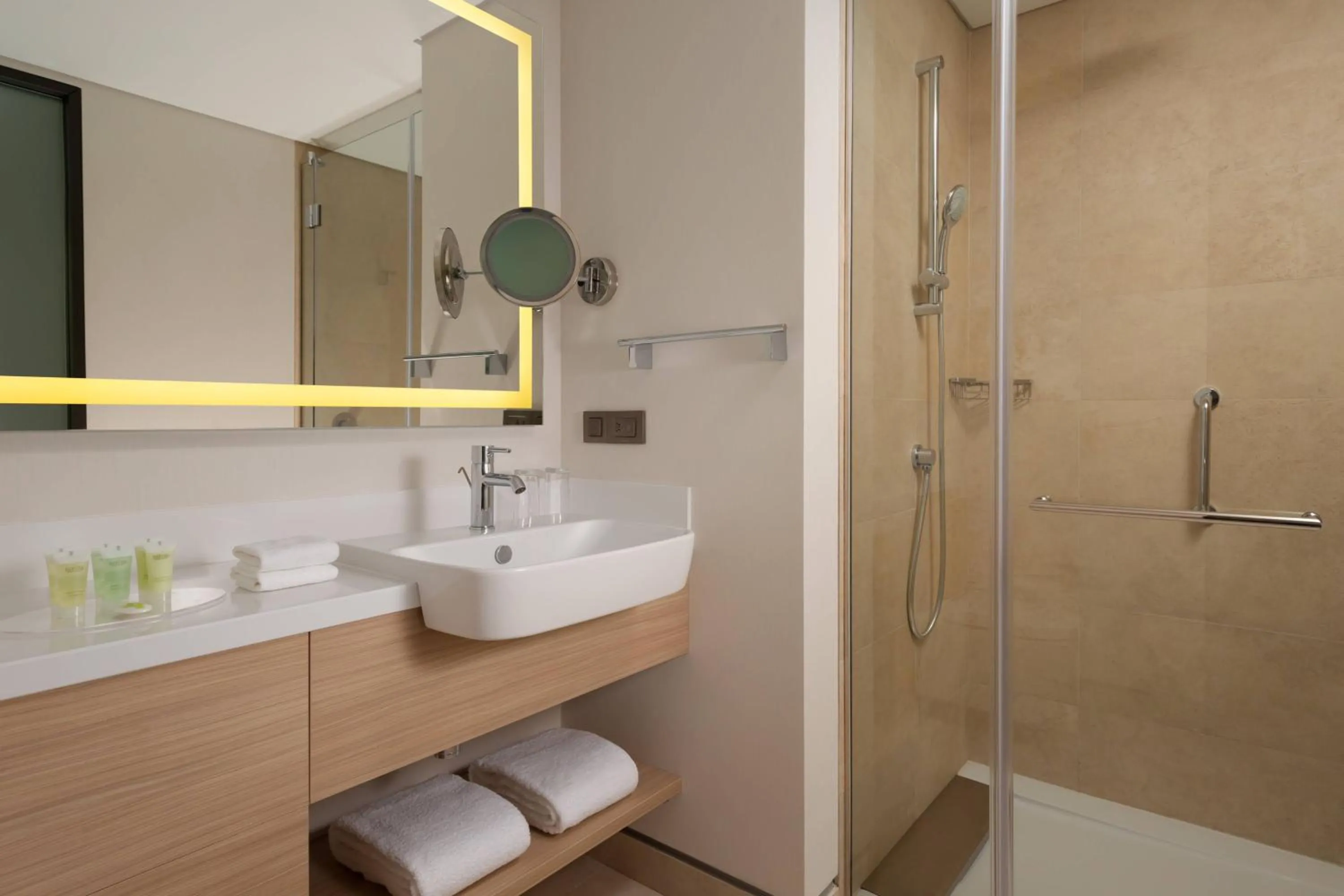 Bathroom in Courtyard by Marriott Chisinau
