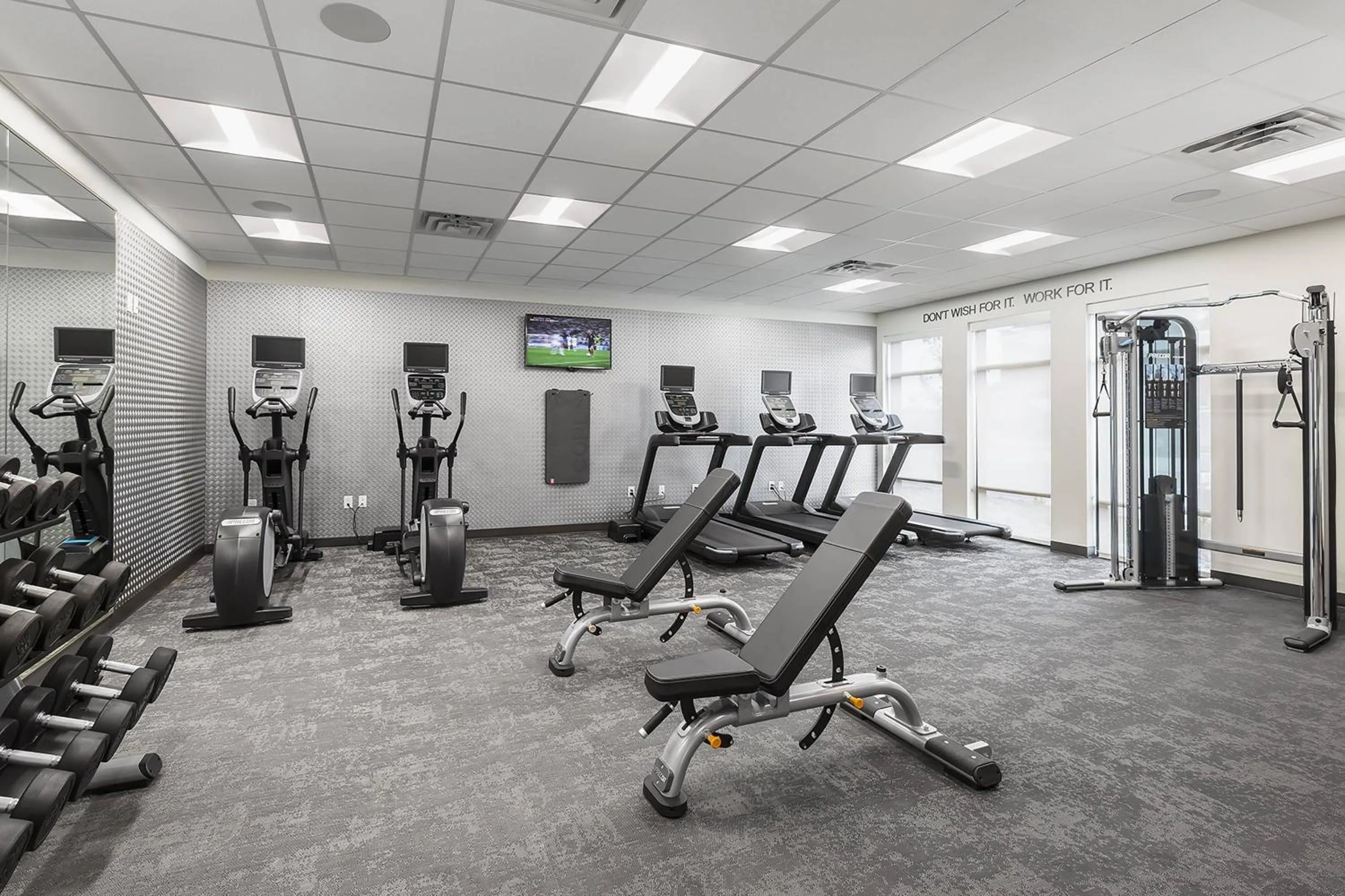 Fitness centre/facilities in Fairfield Inn & Suites by Marriott Minneapolis North/Blaine