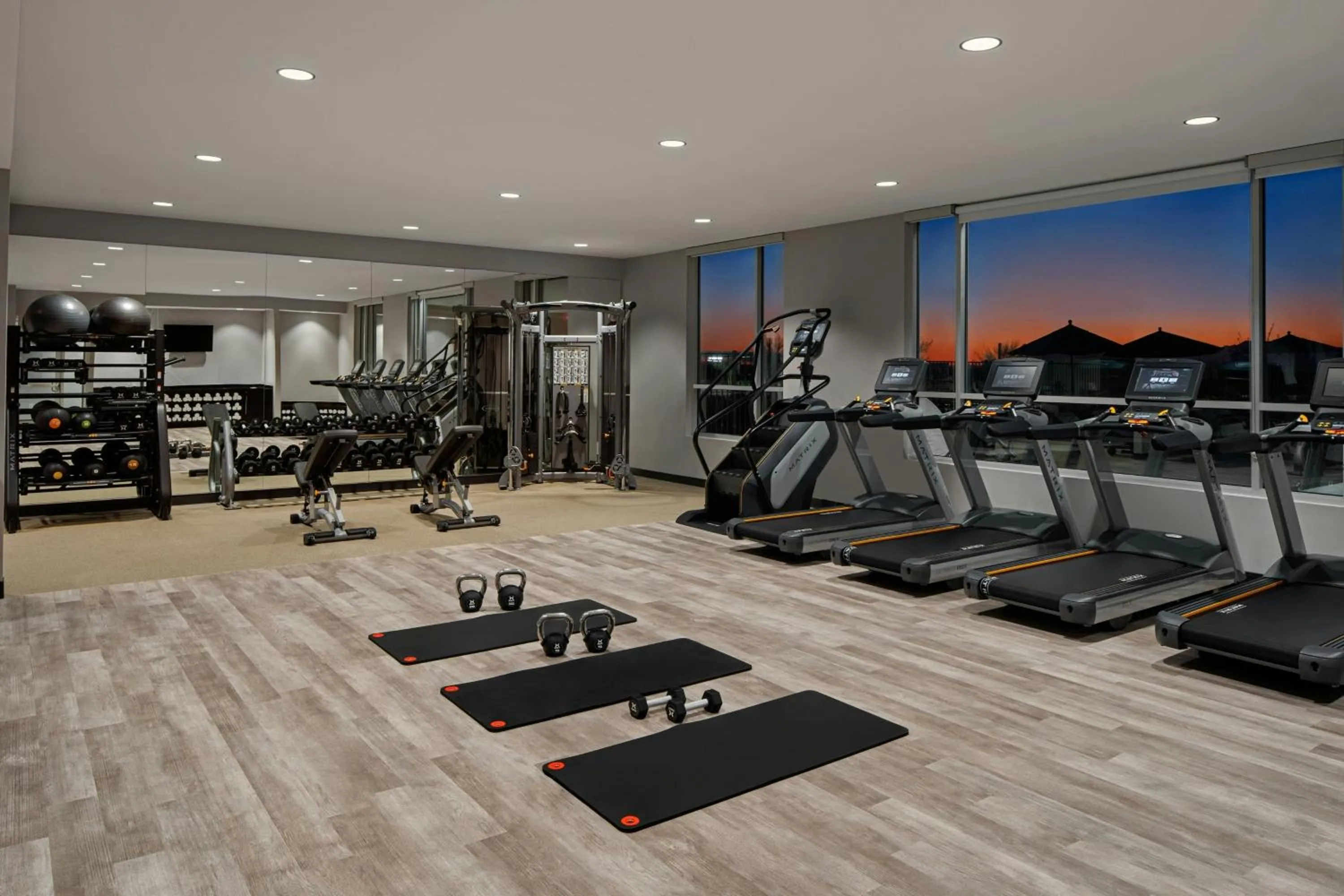 Fitness centre/facilities in Marriott Phoenix Chandler