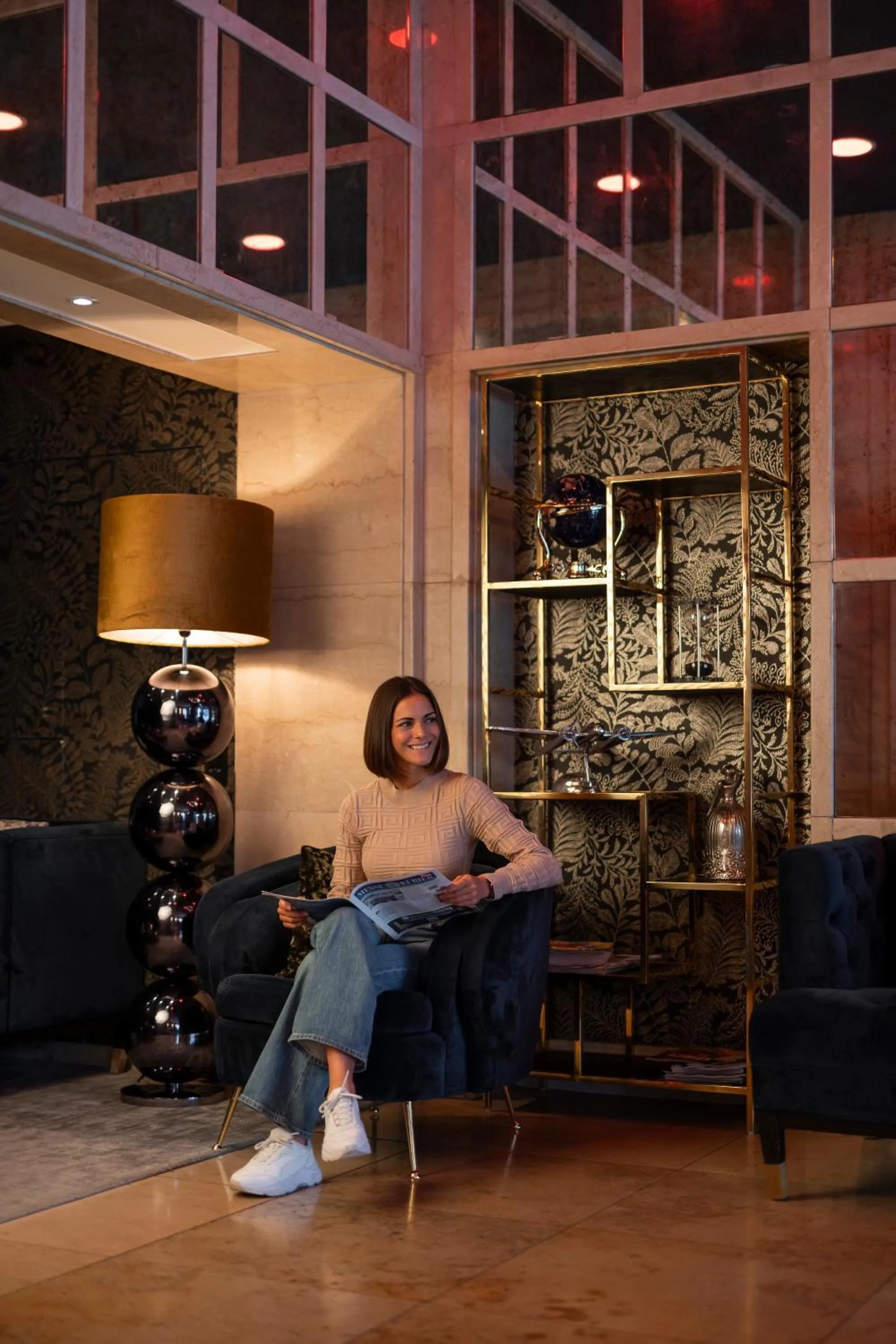 Lobby or reception in Boutique Hotel Germania