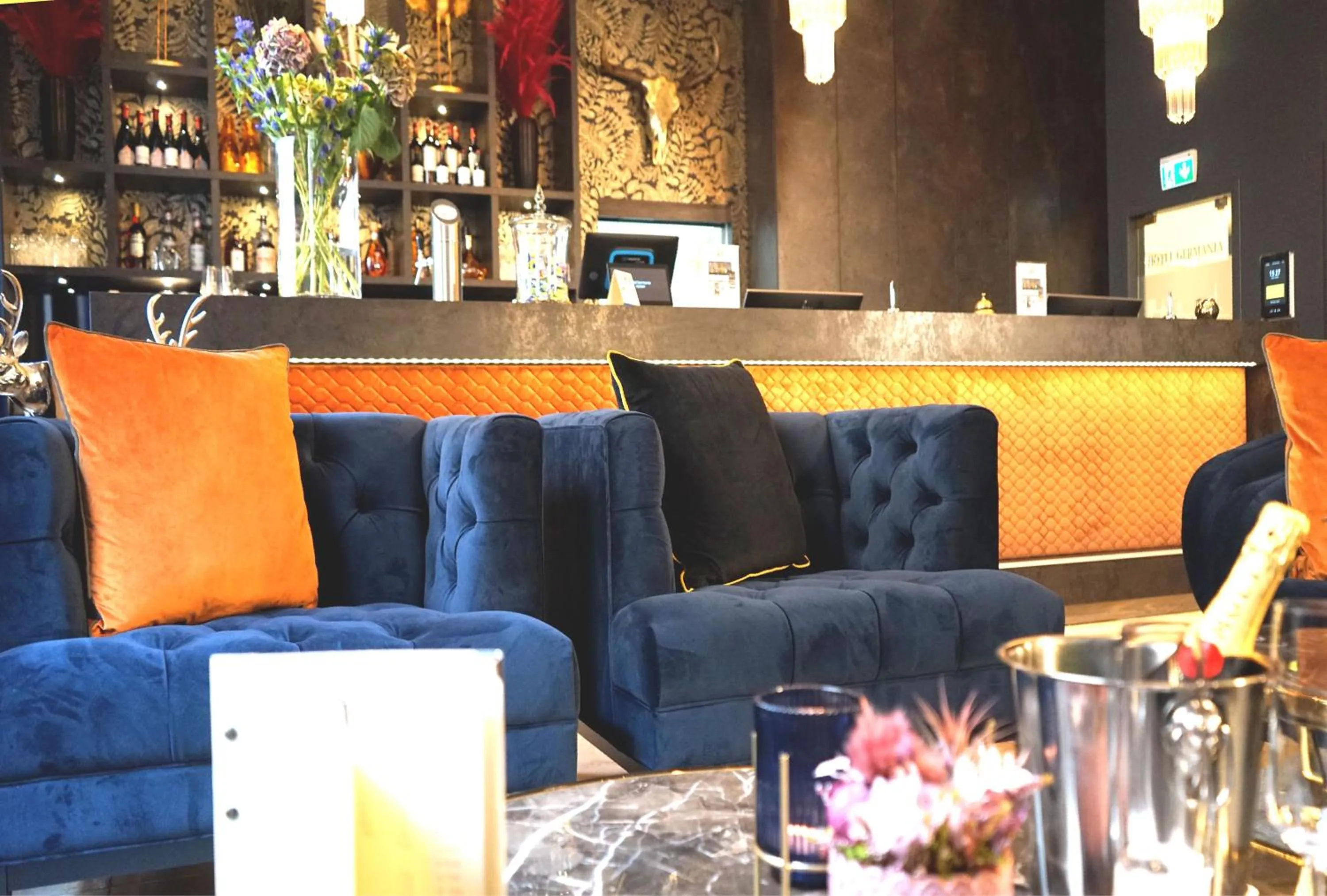 Lobby or reception in Boutique Hotel Germania