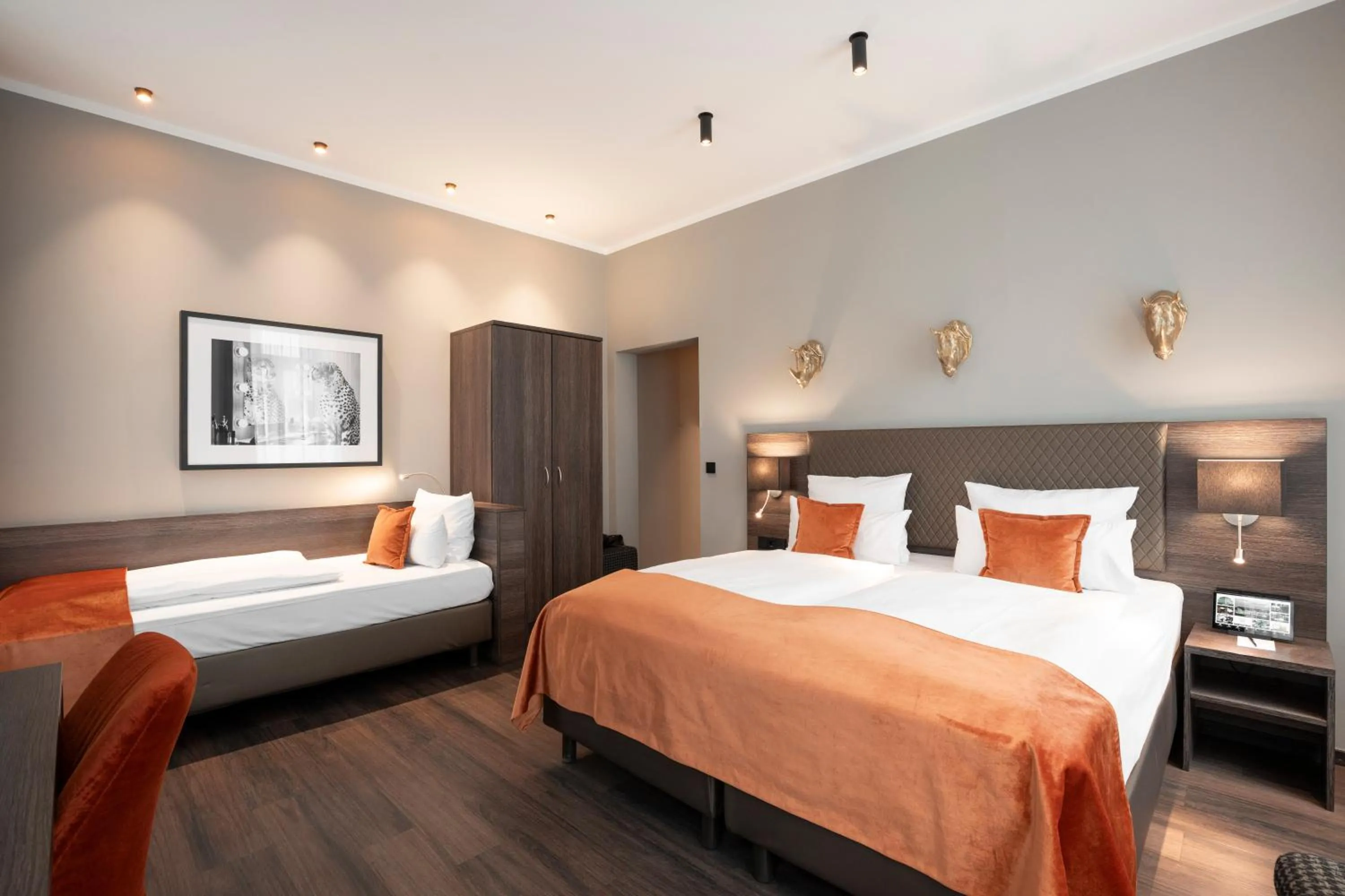 Photo of the whole room, Bed in Boutique Hotel Germania