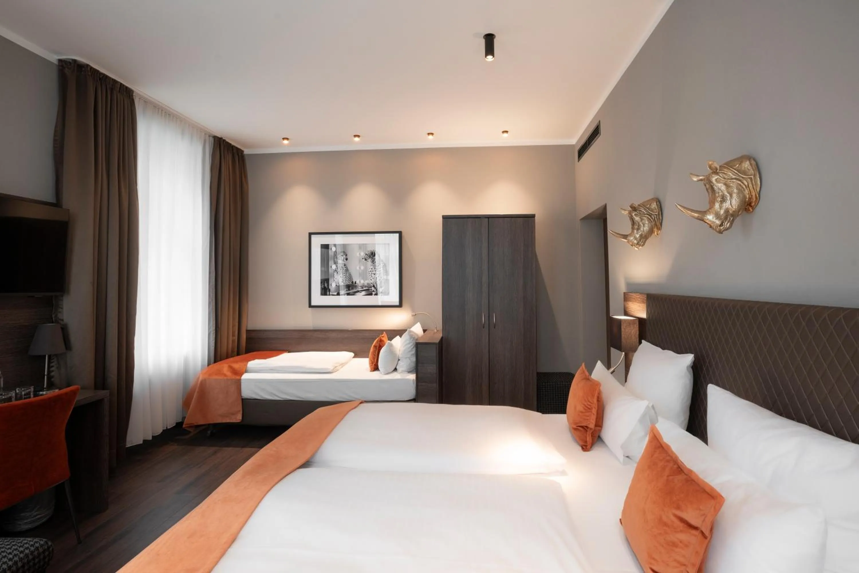 Photo of the whole room, Bed in Boutique Hotel Germania