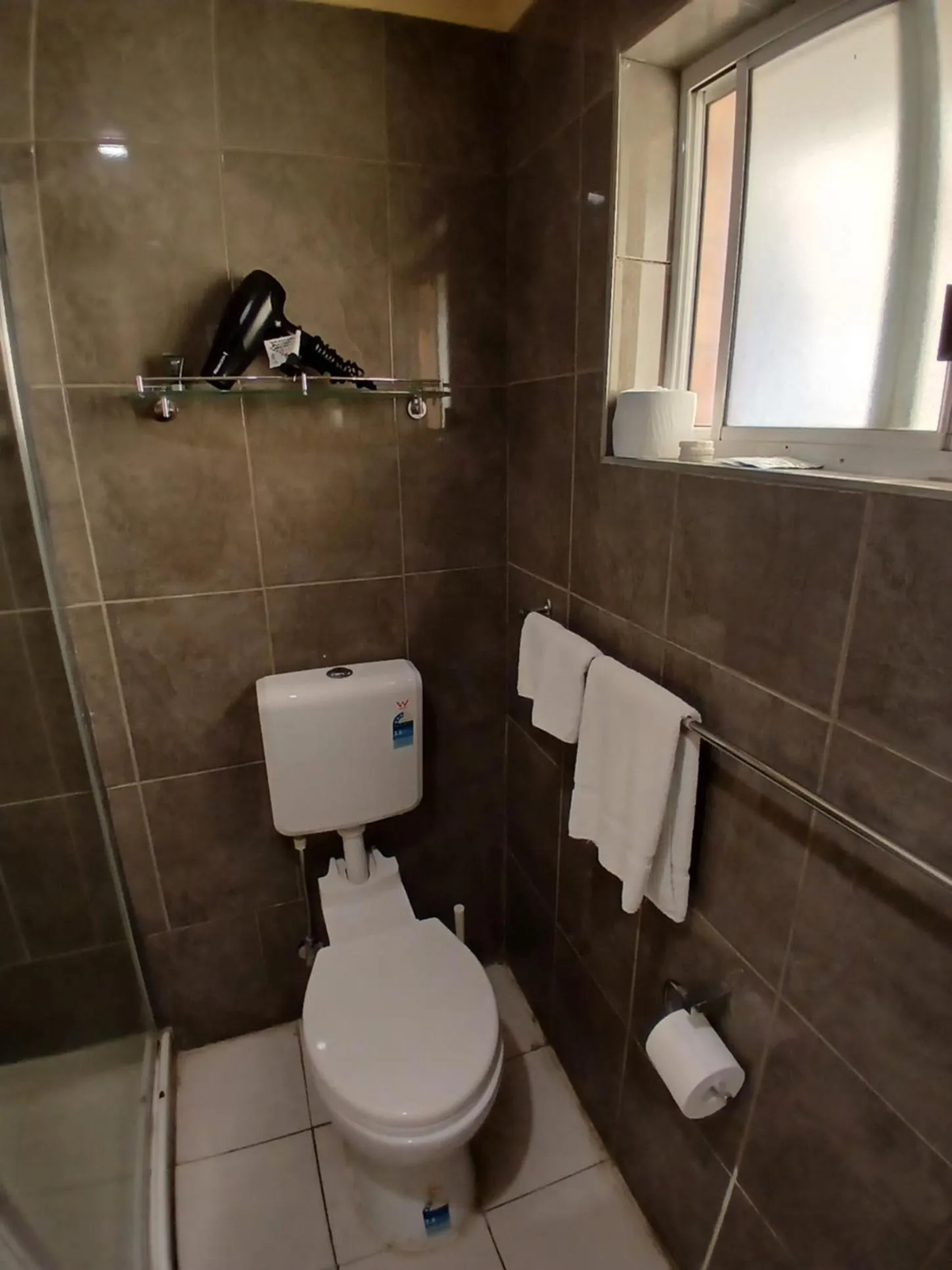 Toilet in Alfa motel