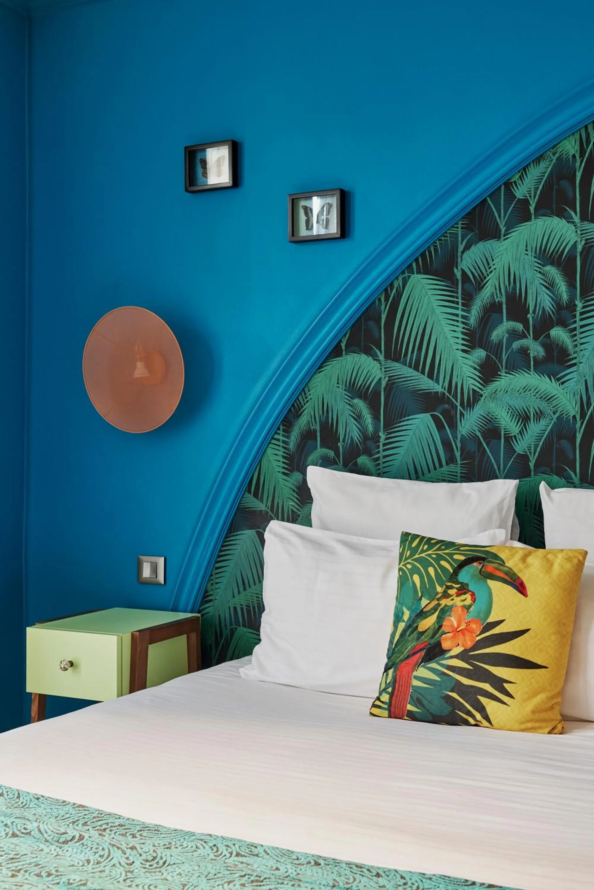 Bedroom, Bed in Villa Bougainville by Happyculture