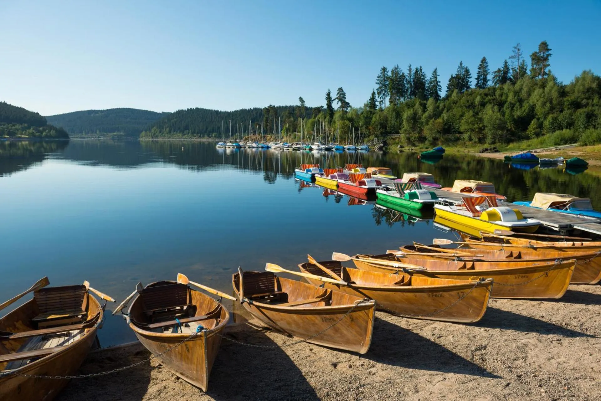 Lake view in Berghaus Freiburg - Appartement Hotel auf dem Schauinsland