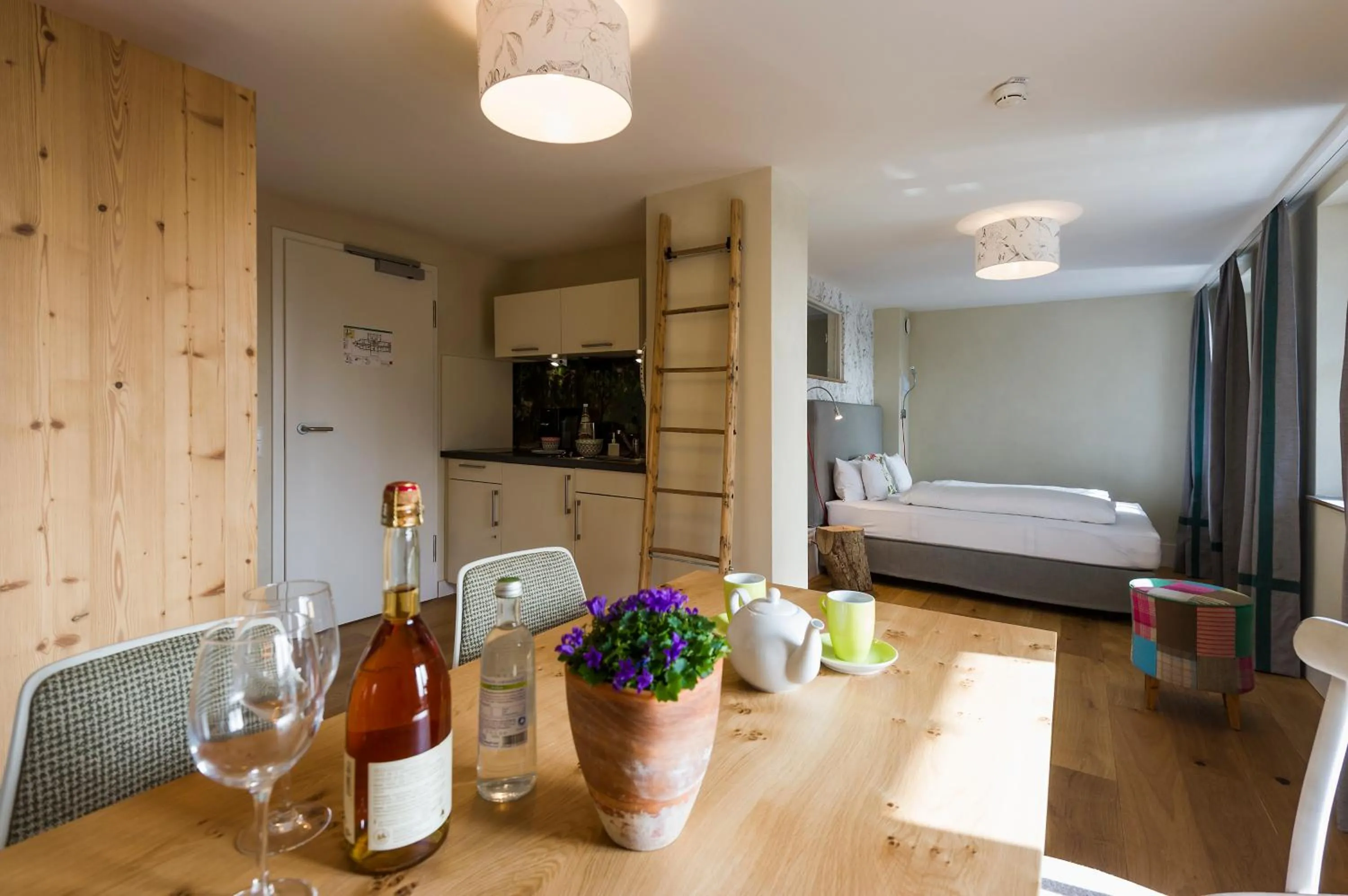 Photo of the whole room, Bed in Berghaus Freiburg - Appartement Hotel auf dem Schauinsland