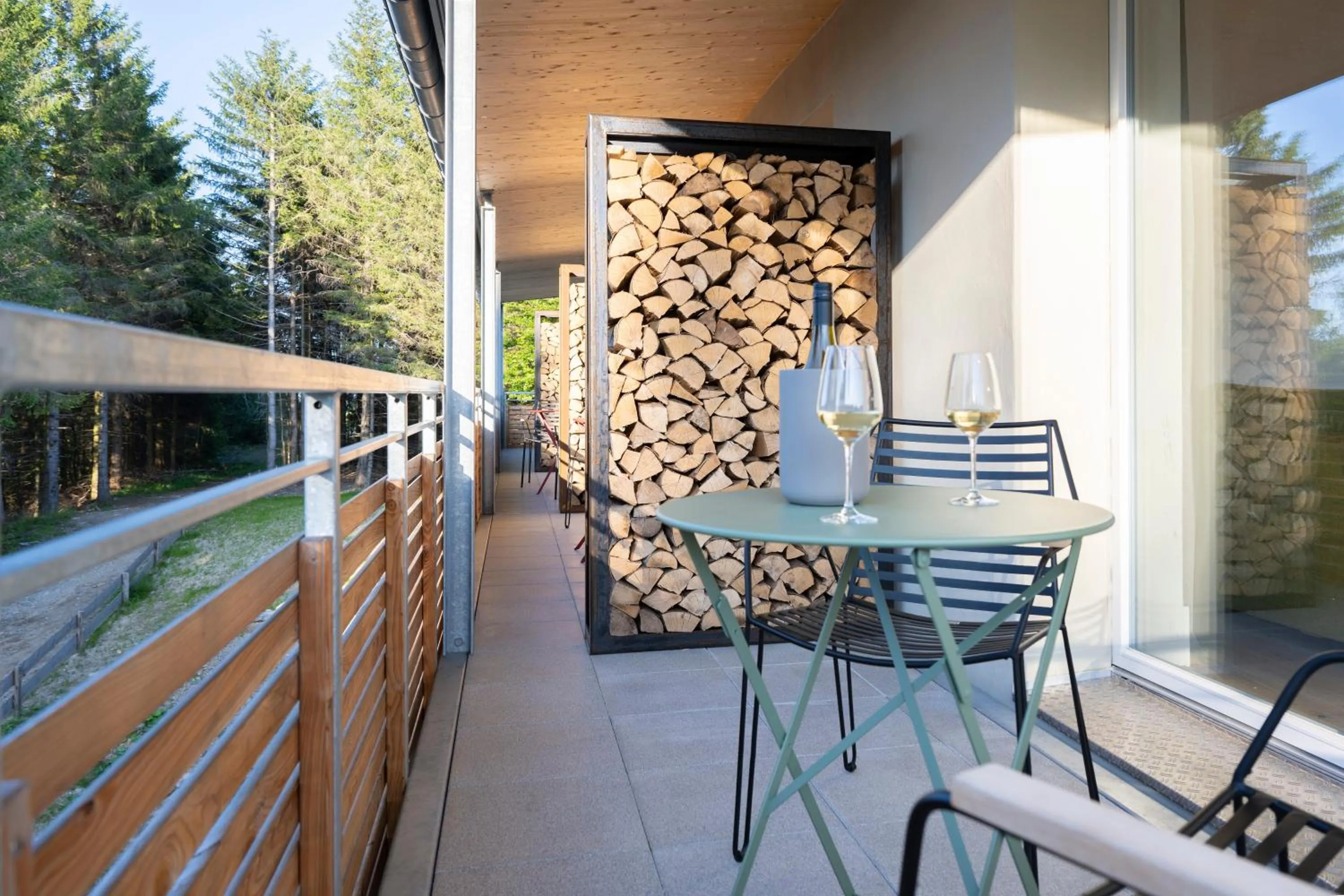 Balcony/Terrace in Berghaus Freiburg - Appartement Hotel auf dem Schauinsland
