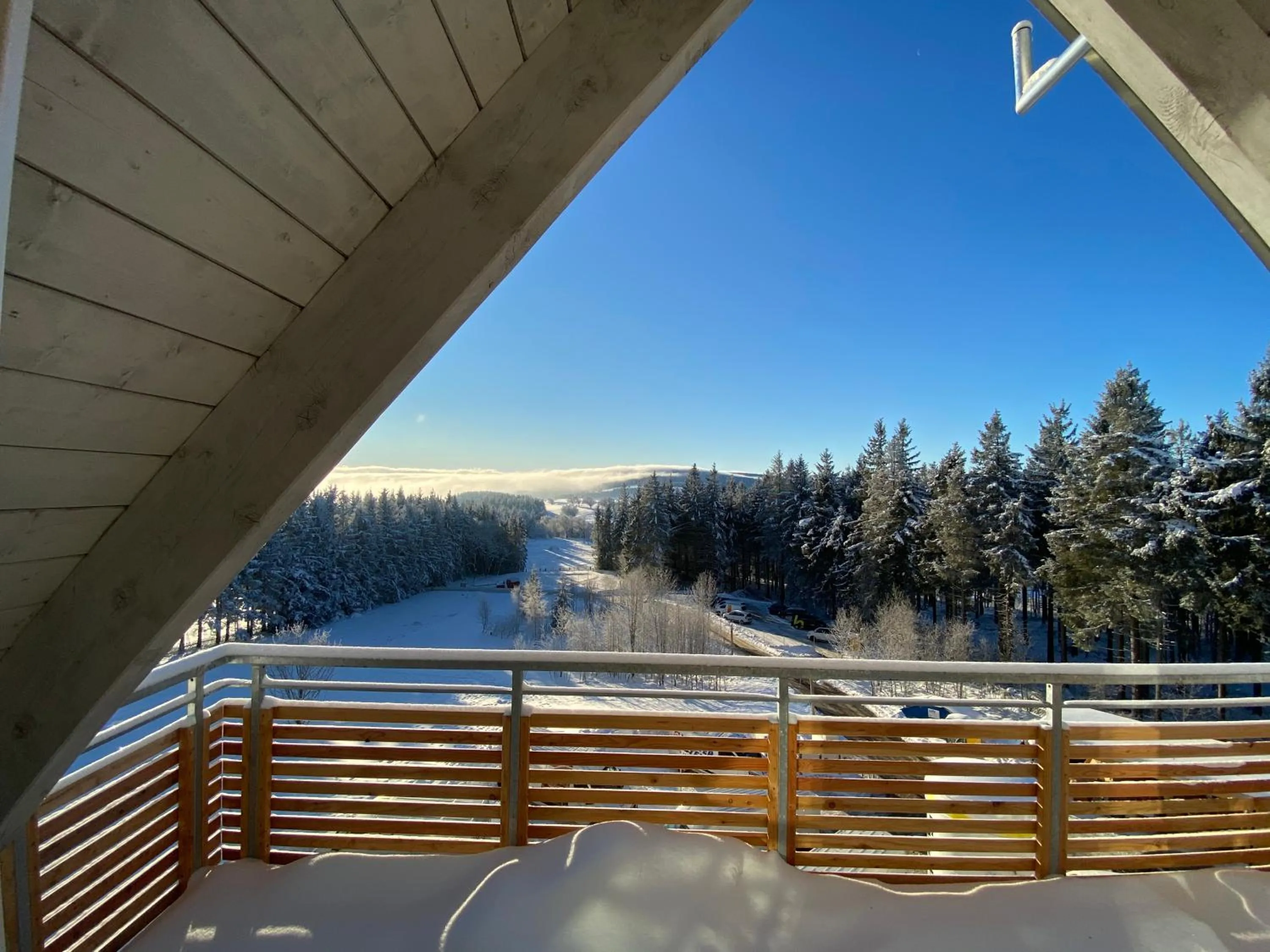 Winter in Berghaus Freiburg - Appartement Hotel auf dem Schauinsland