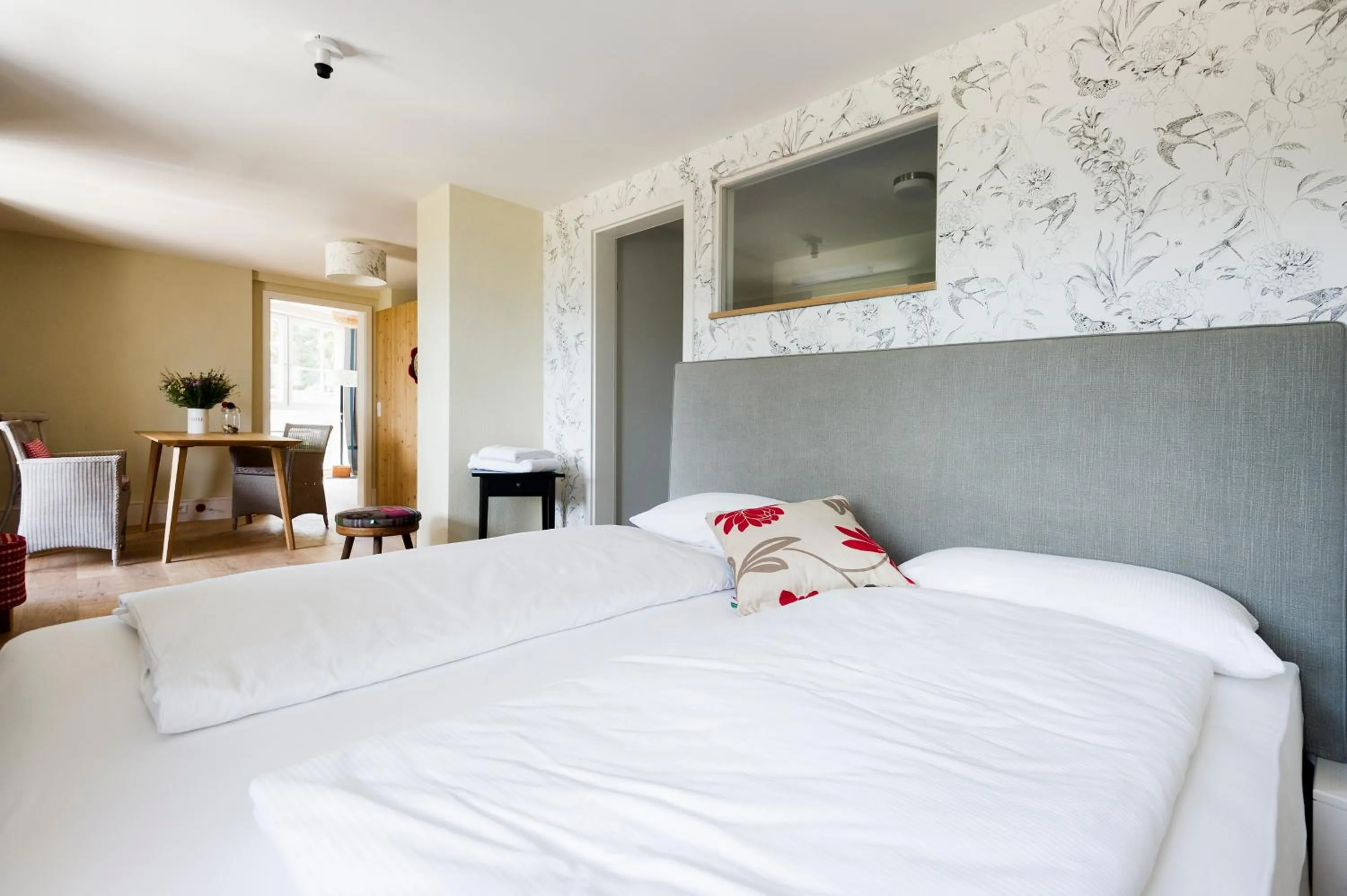 Bed in Berghaus Freiburg - Appartement Hotel auf dem Schauinsland