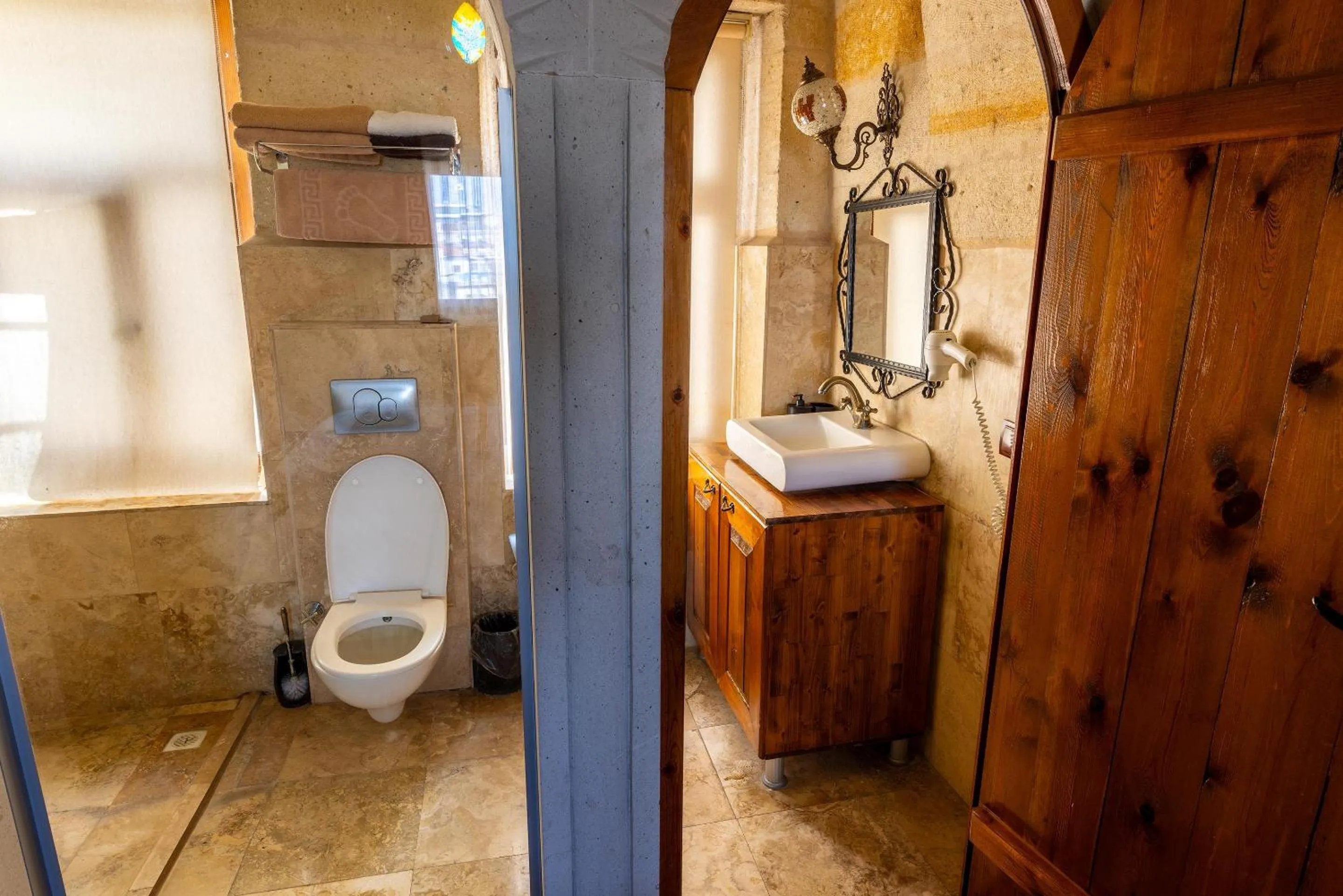 Shower in Lovely Cappadocia Hotel