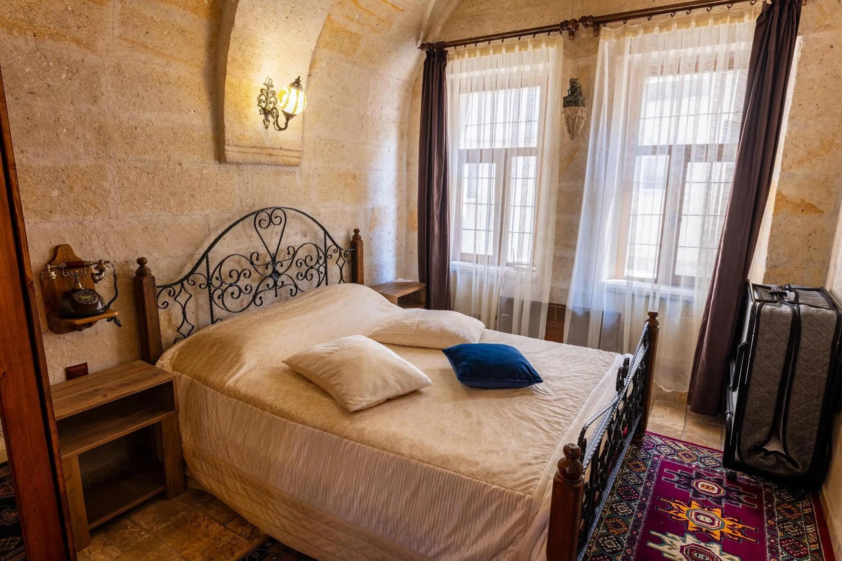 Bed in Lovely Cappadocia Hotel