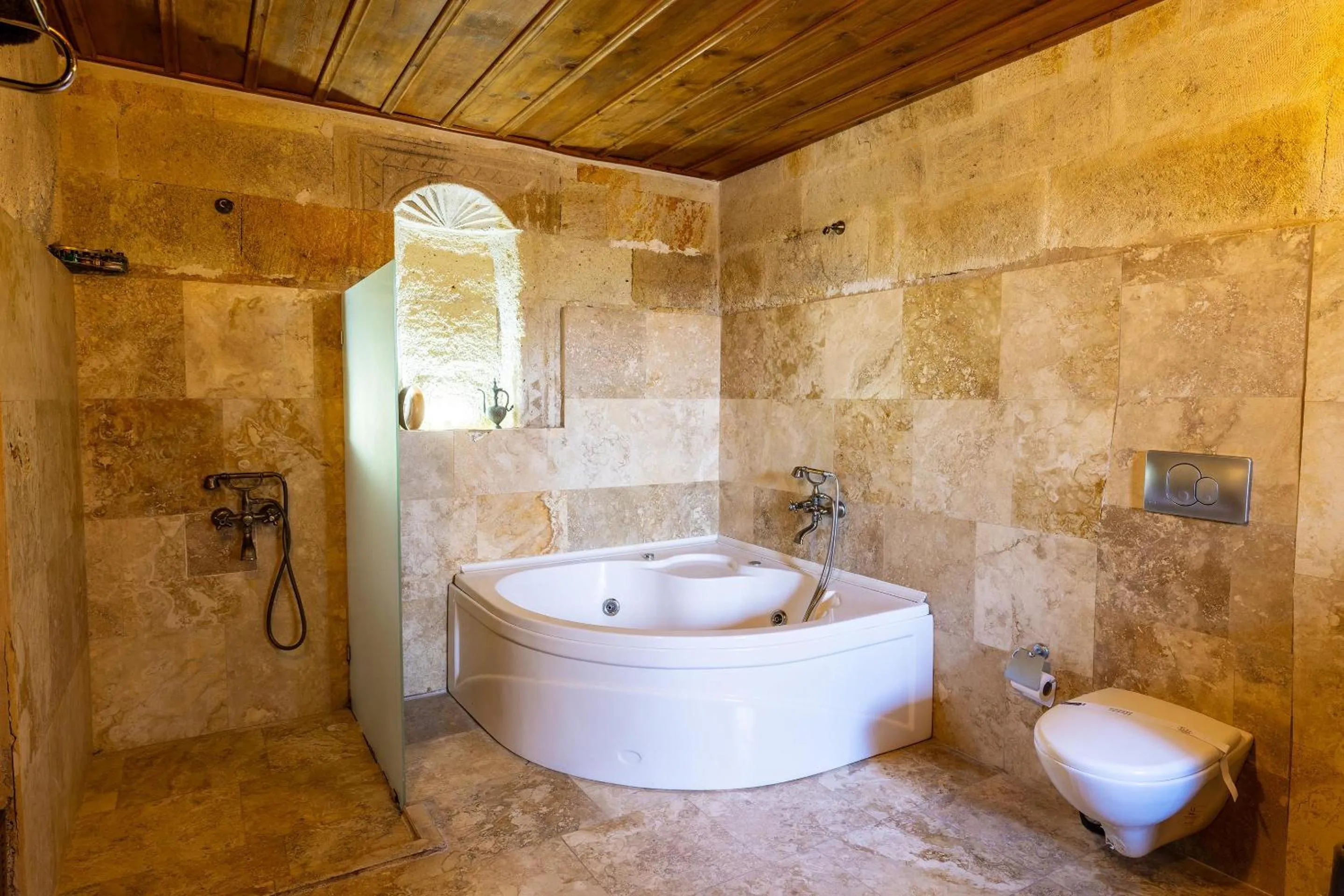 Shower in Lovely Cappadocia Hotel