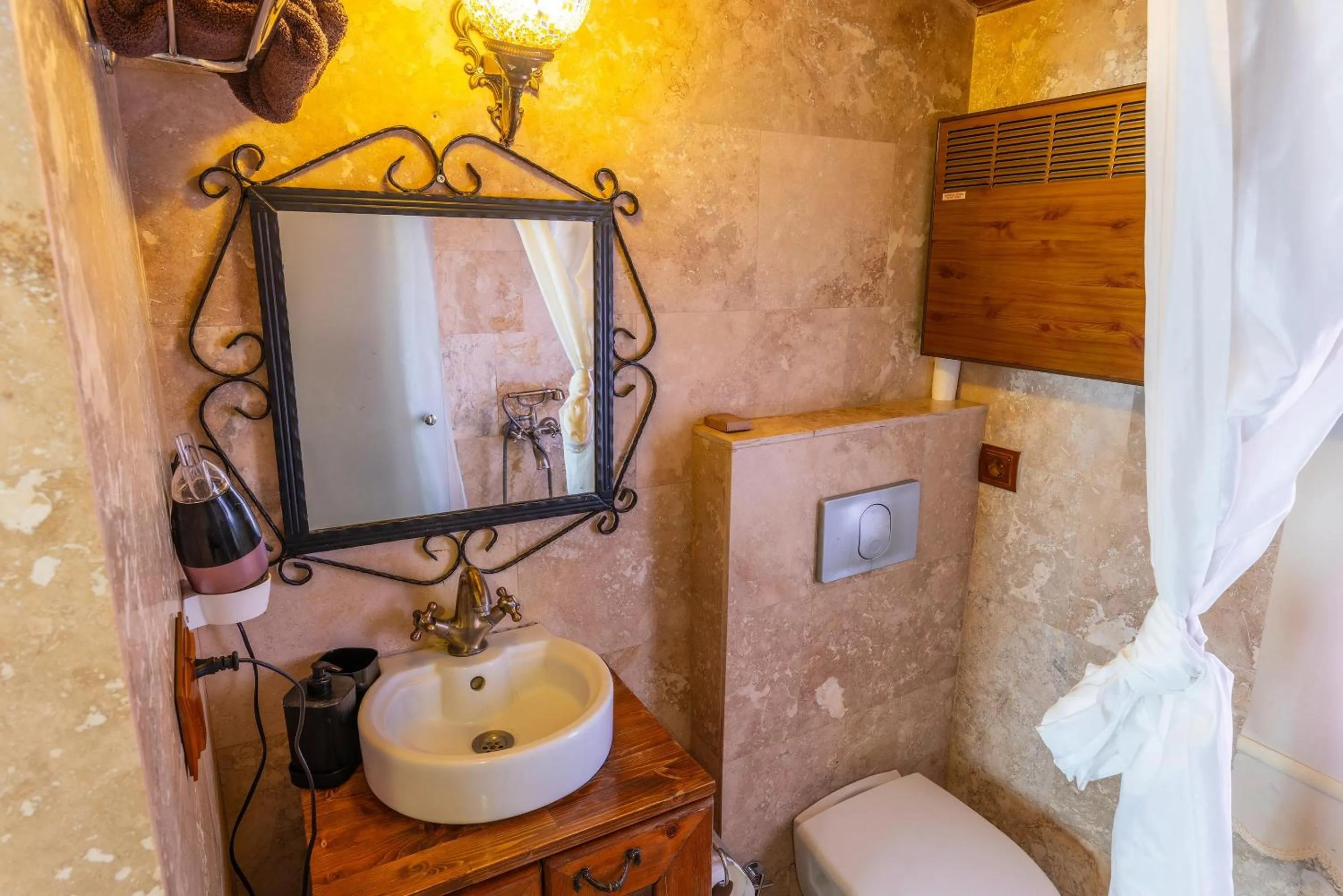 Shower in Lovely Cappadocia Hotel