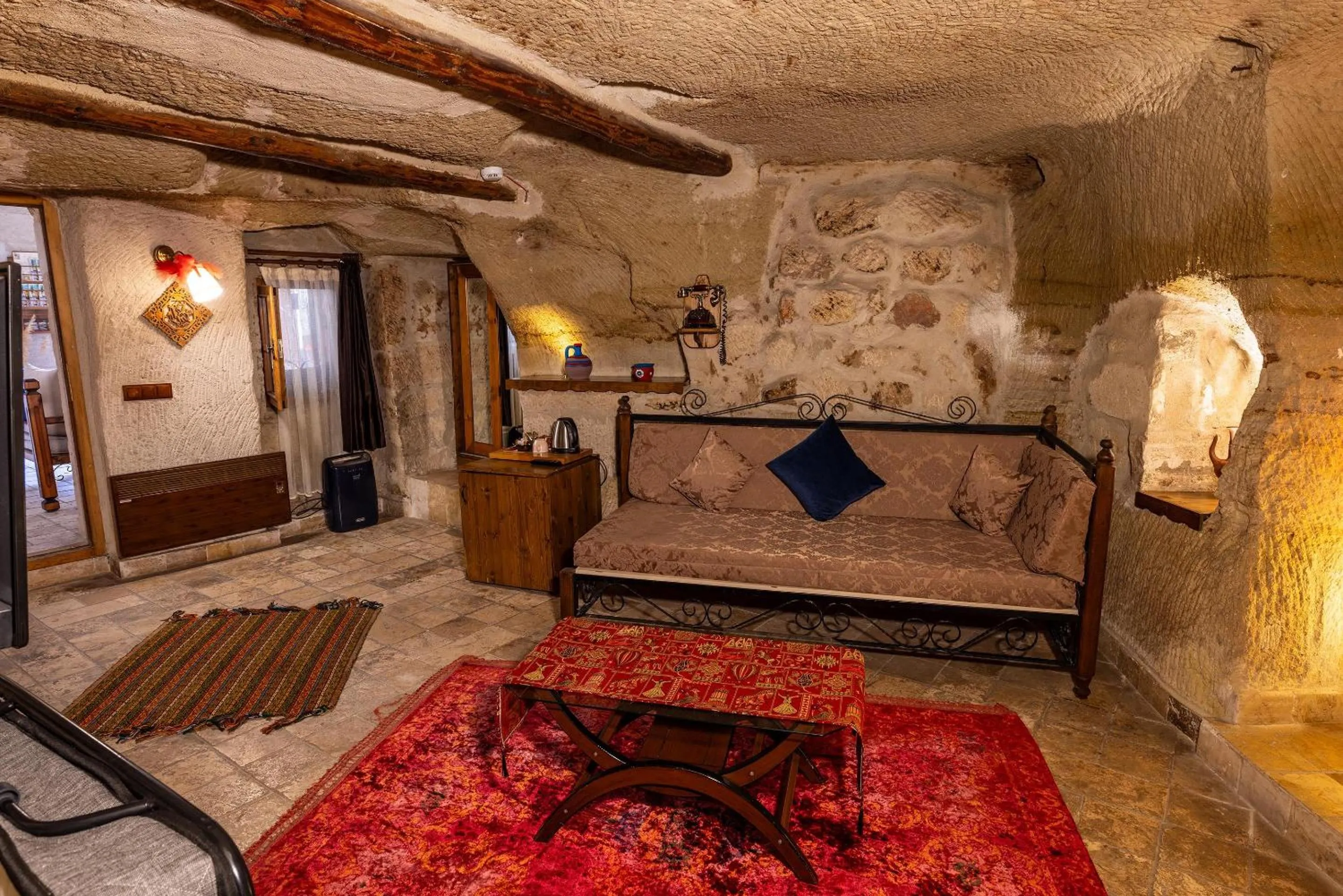 Seating area, Bed in Lovely Cappadocia Hotel