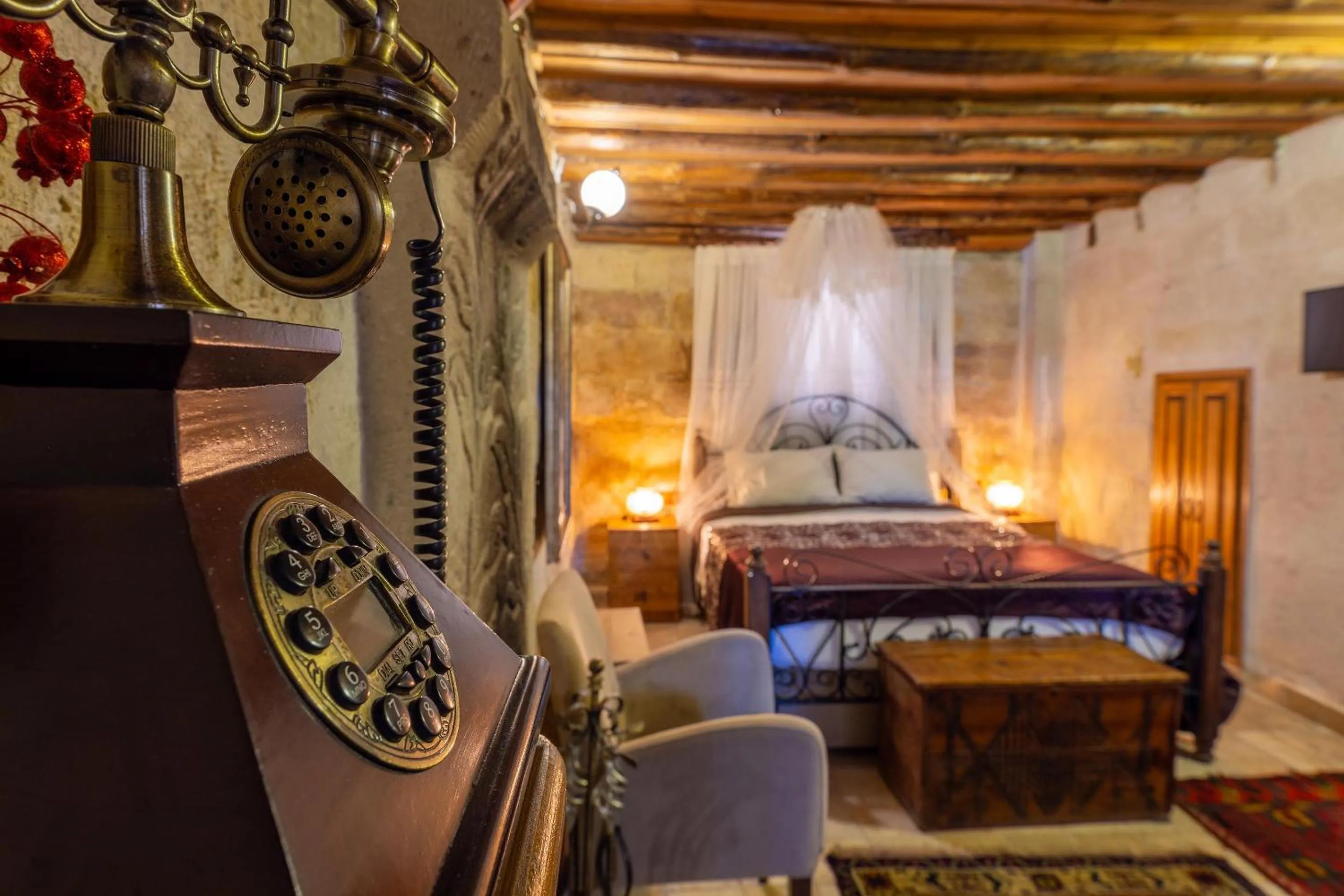 Bed in Lovely Cappadocia Hotel