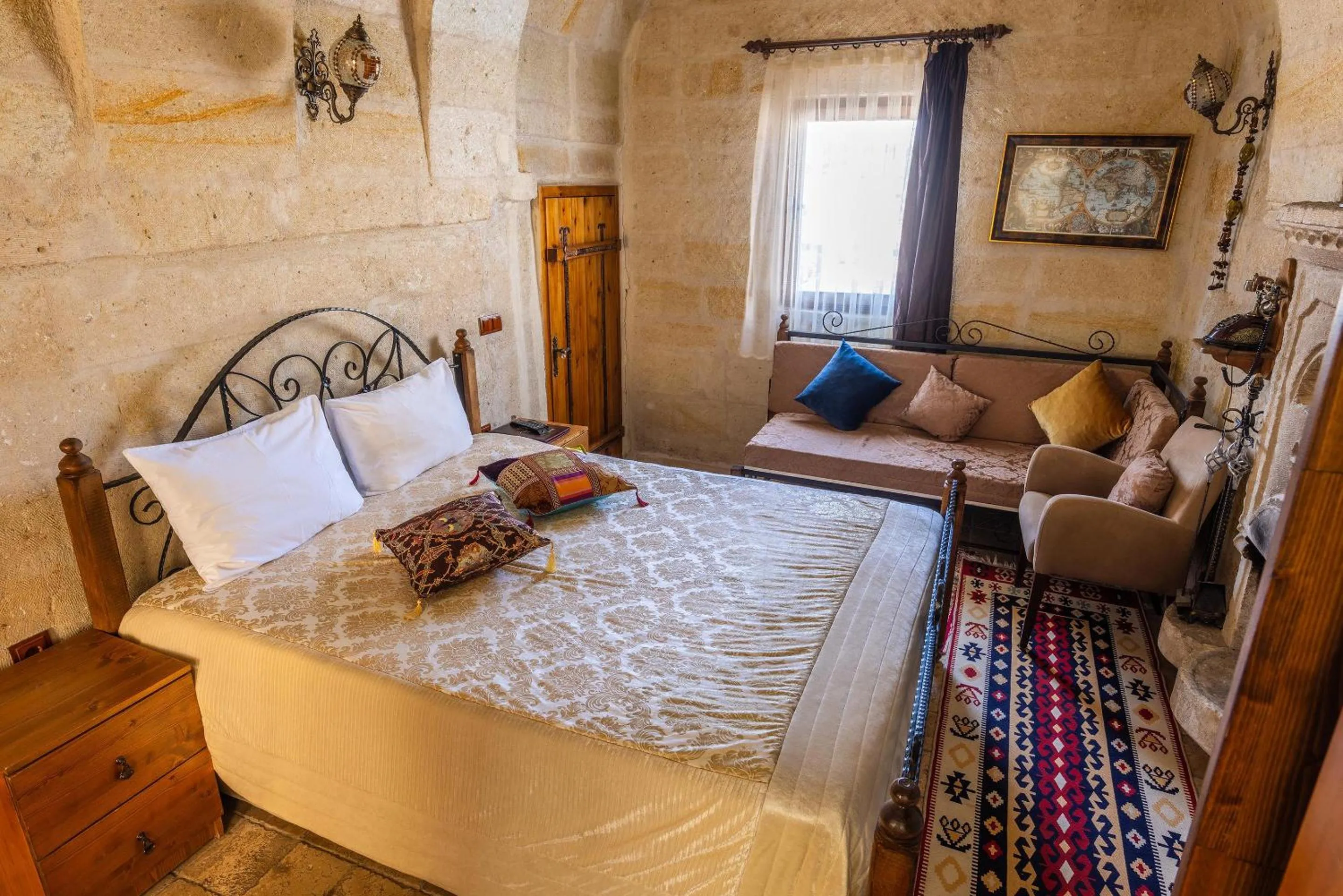 Bed in Lovely Cappadocia Hotel