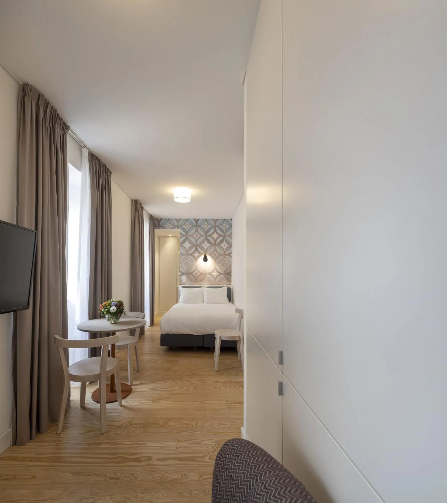 Bedroom, Bed in Lisbon Serviced Apartments - Santos