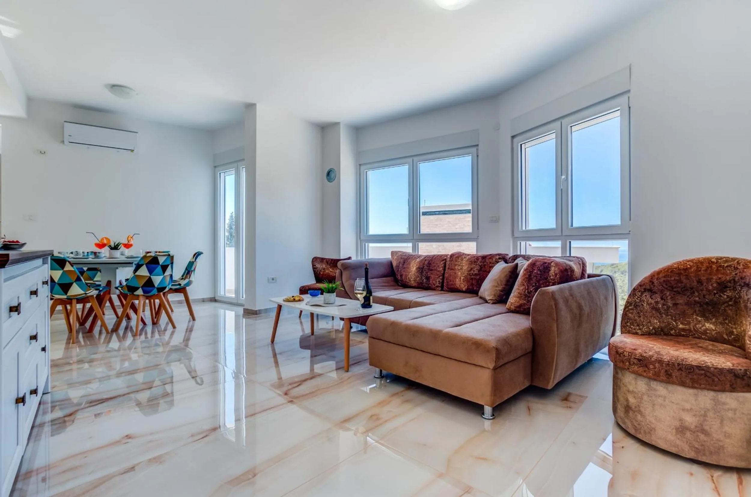 Living room in Dolaca Villas