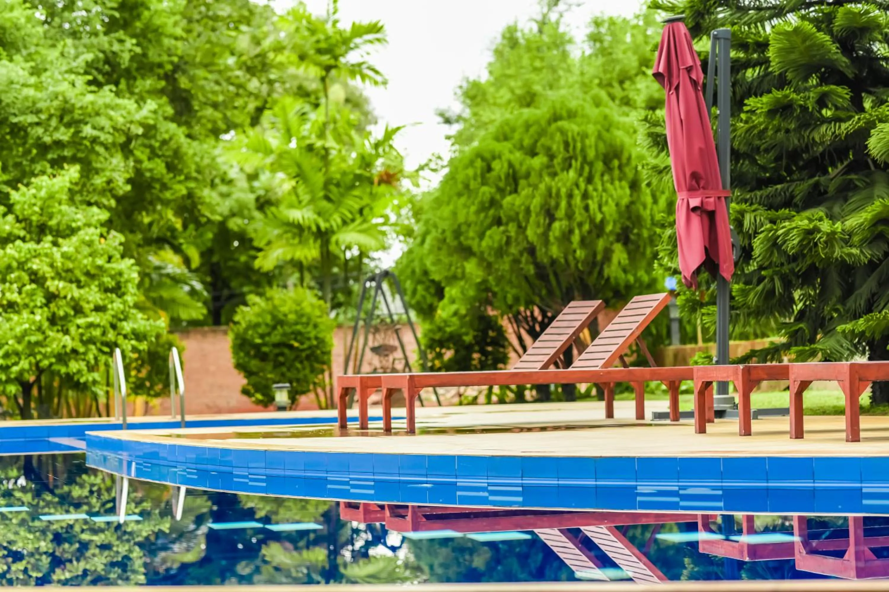 Swimming pool in Agbo Hotel