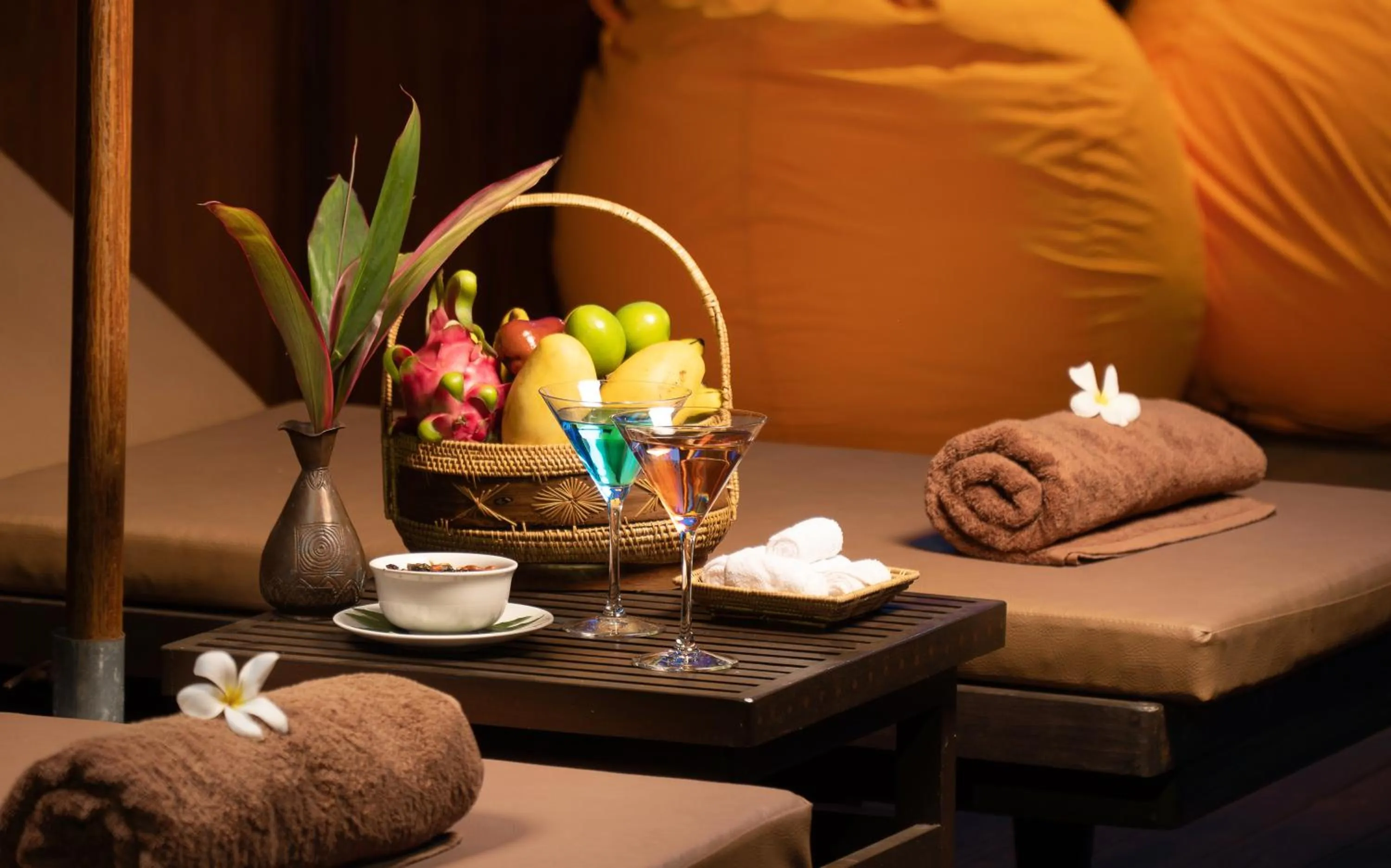 Seating area in Mane Hariharalaya