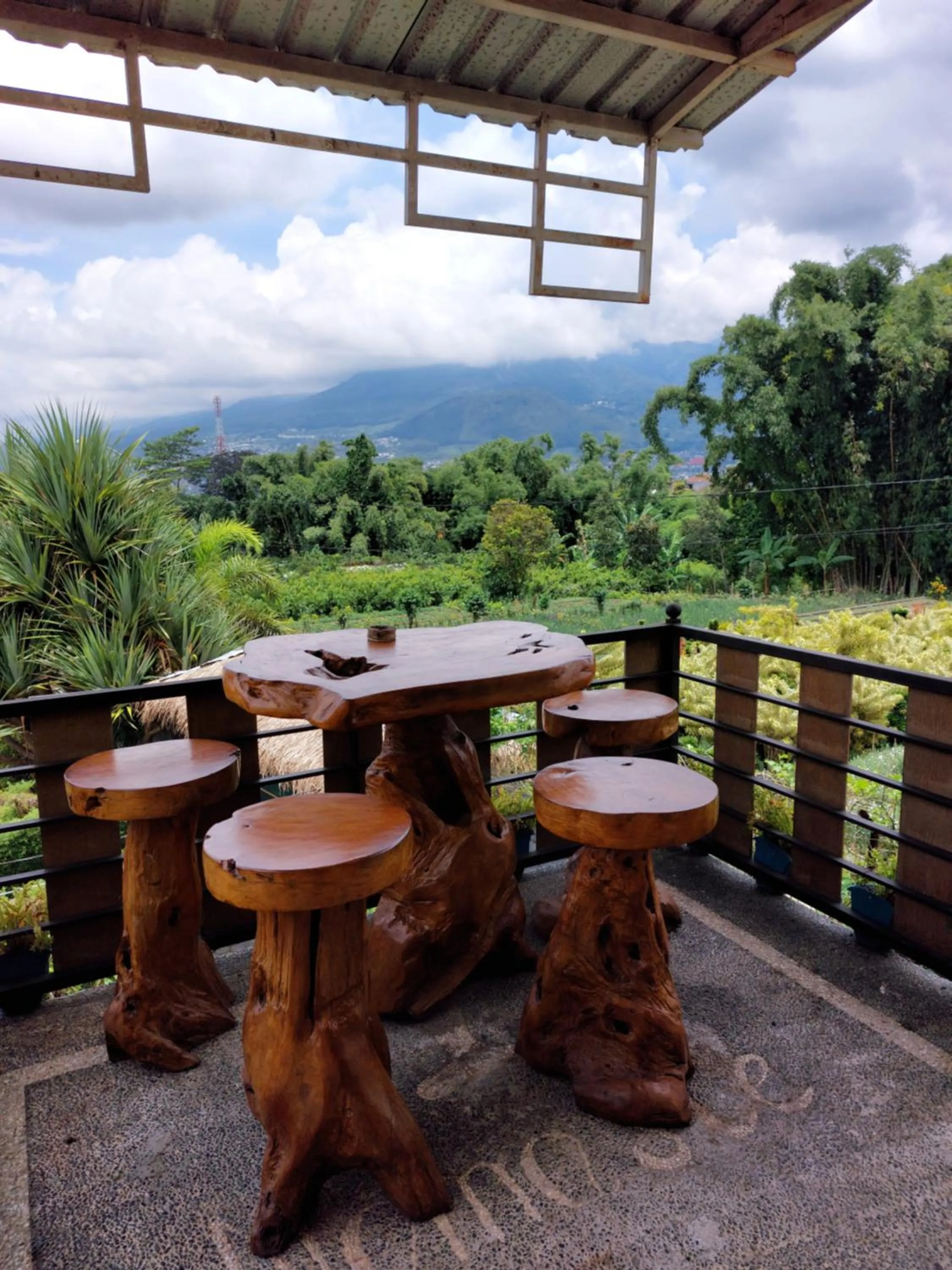 Balcony/Terrace in Bliss family cottage Batu