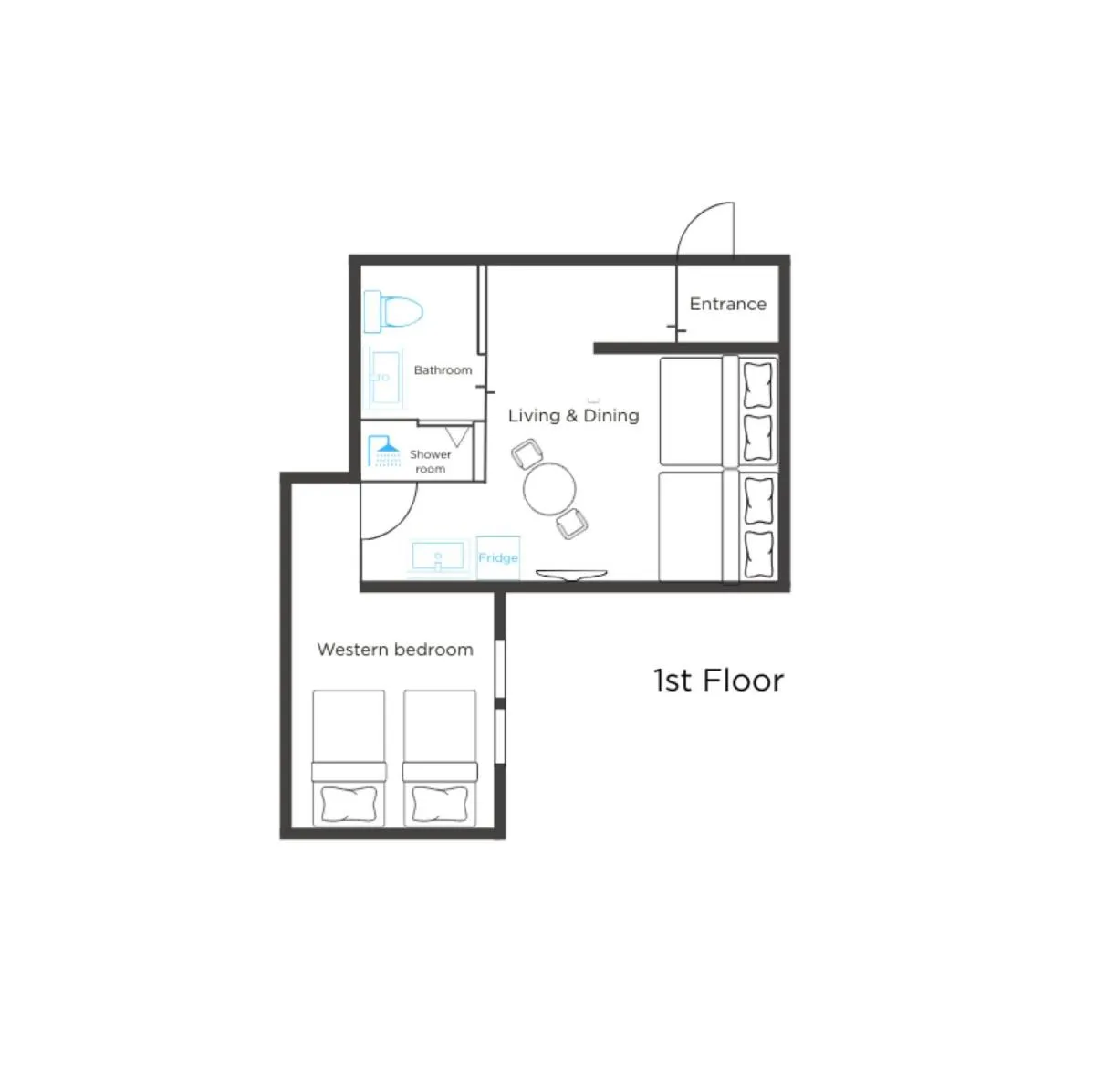 Floor plan in Cross Bridge Ikebukuro