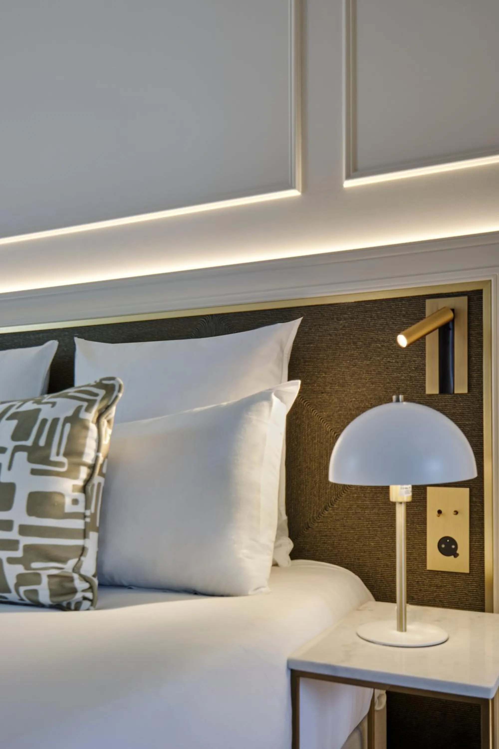 Bedroom, Bed in Posy Hotel by Happyculture