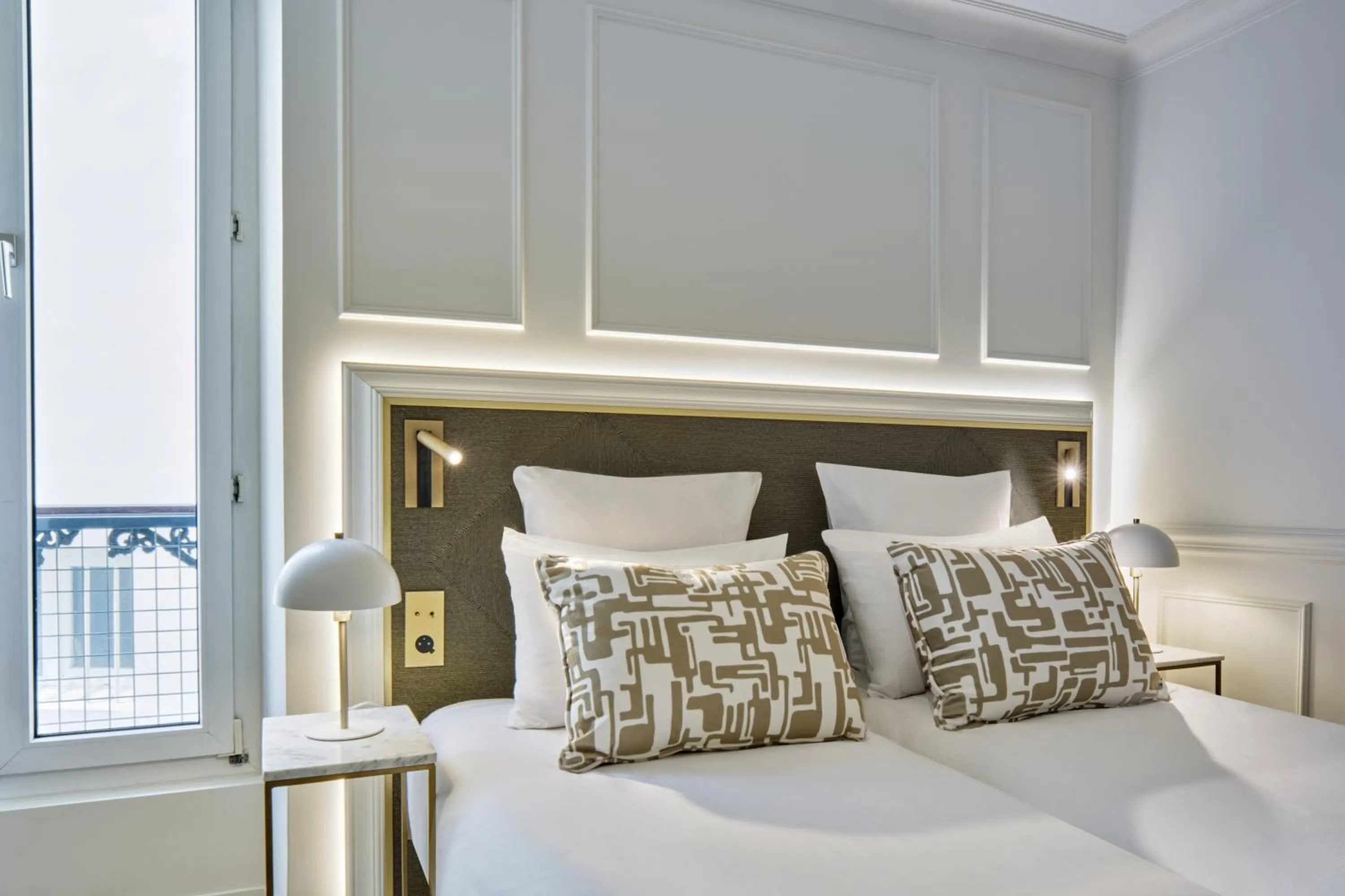 Bedroom, Bed in Posy Hotel by Happyculture