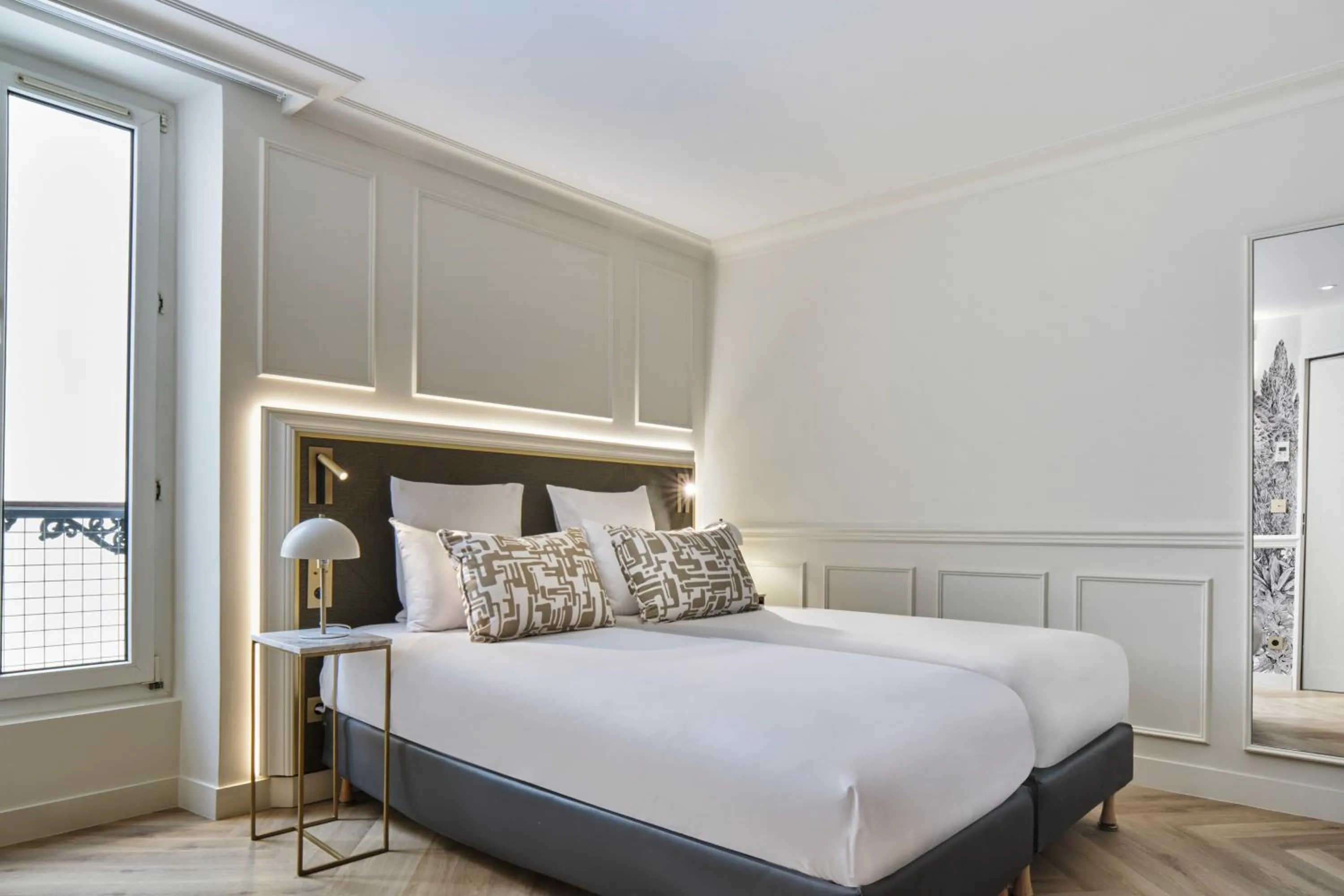 Bedroom, Bed in Posy Hotel by Happyculture