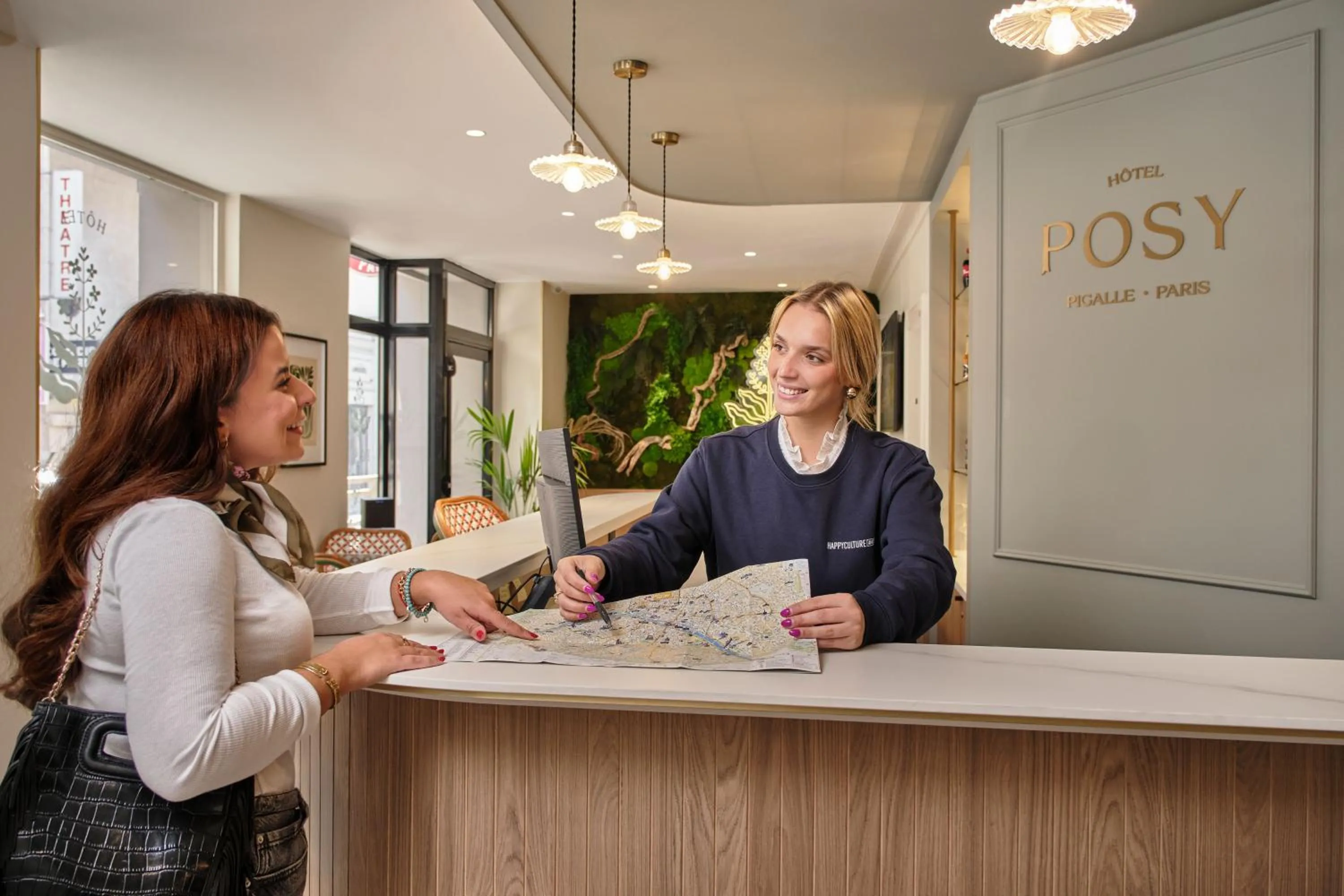 Lobby or reception in Posy Hotel by Happyculture