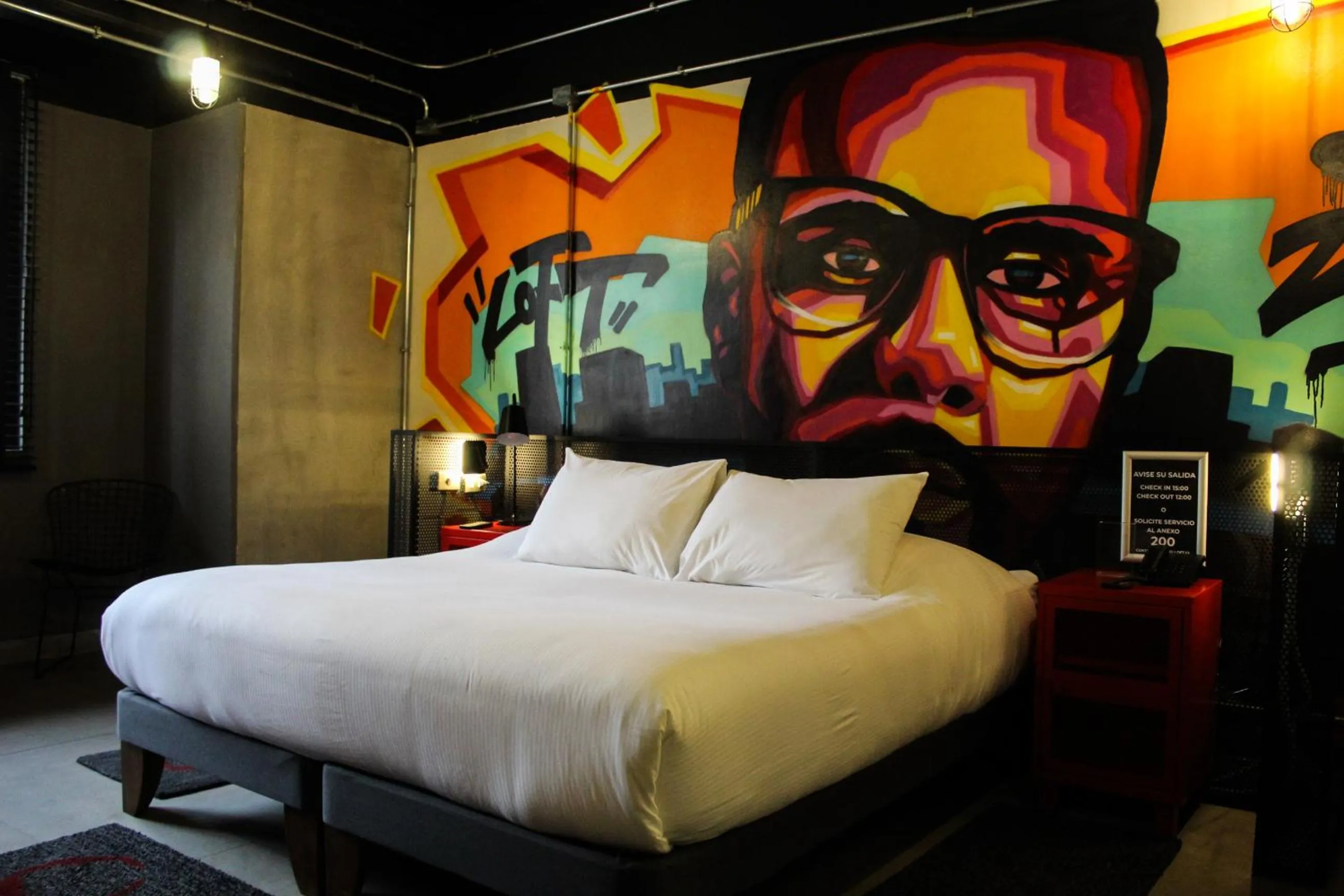Bed in LOFT Hotel by Sommelier Hoteles