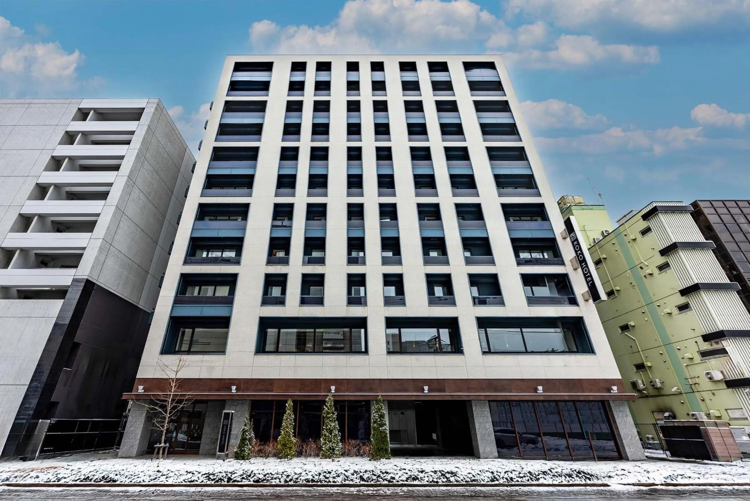 Property building in KOKO HOTEL Sapporo Susukino - formerly Hotel Wing International Sapporo Susukino