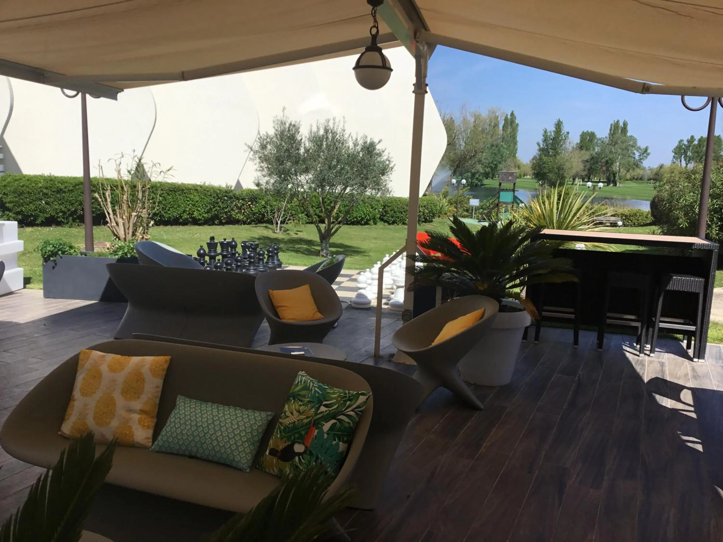 Patio in Novotel La Grande Motte Golf