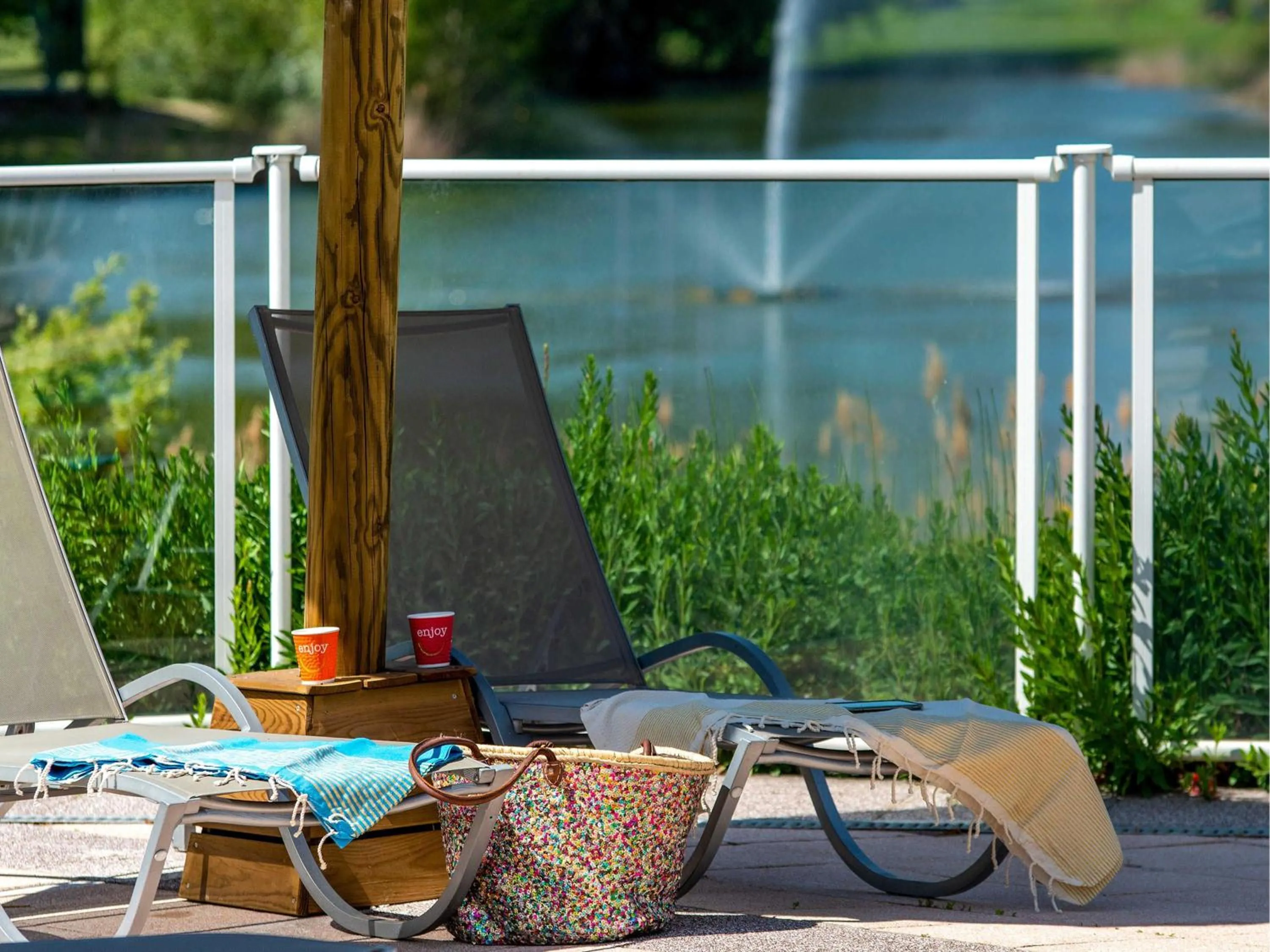 Pool view in Novotel La Grande Motte Golf