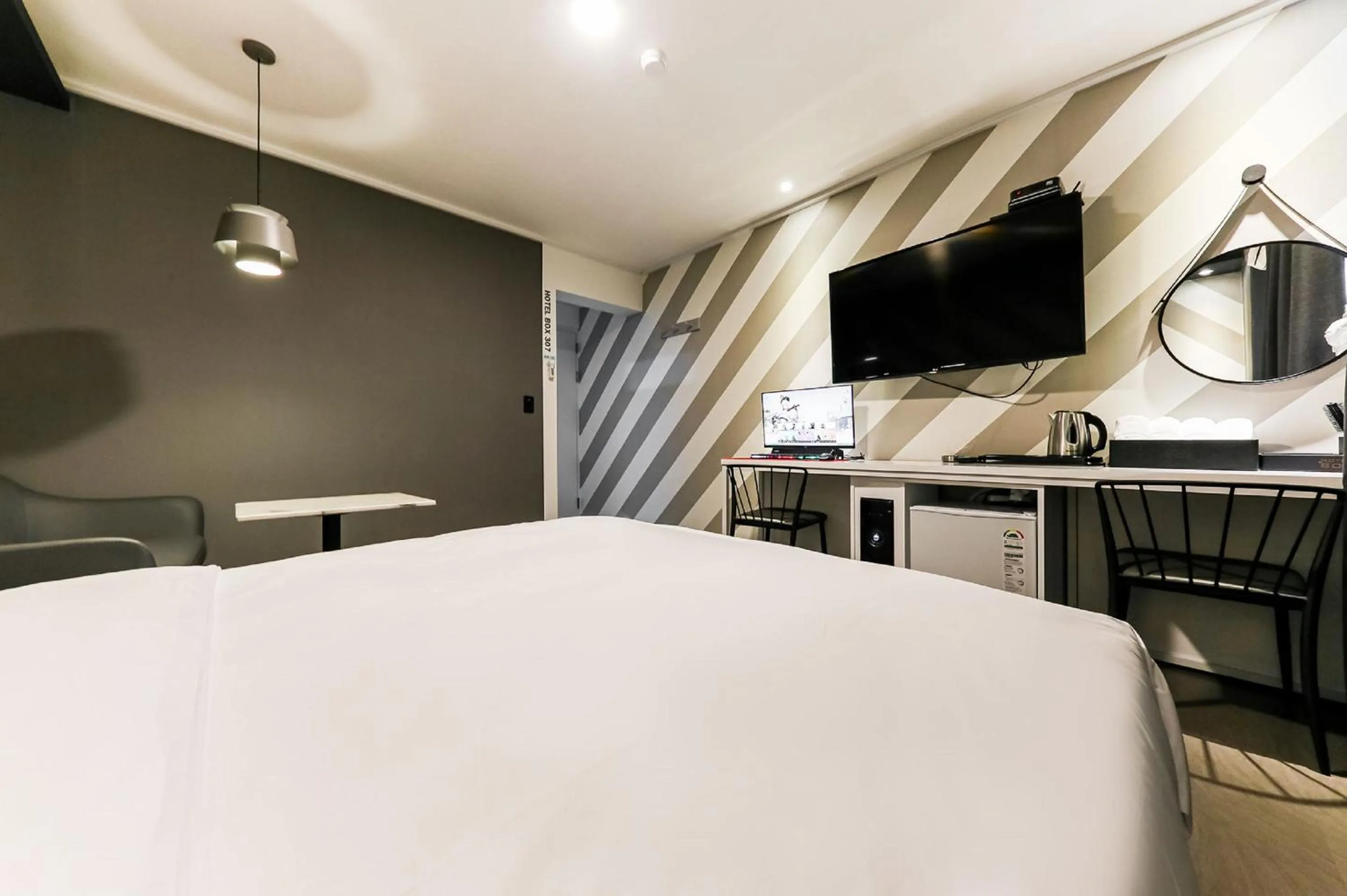 TV/Entertainment Center in hotel box