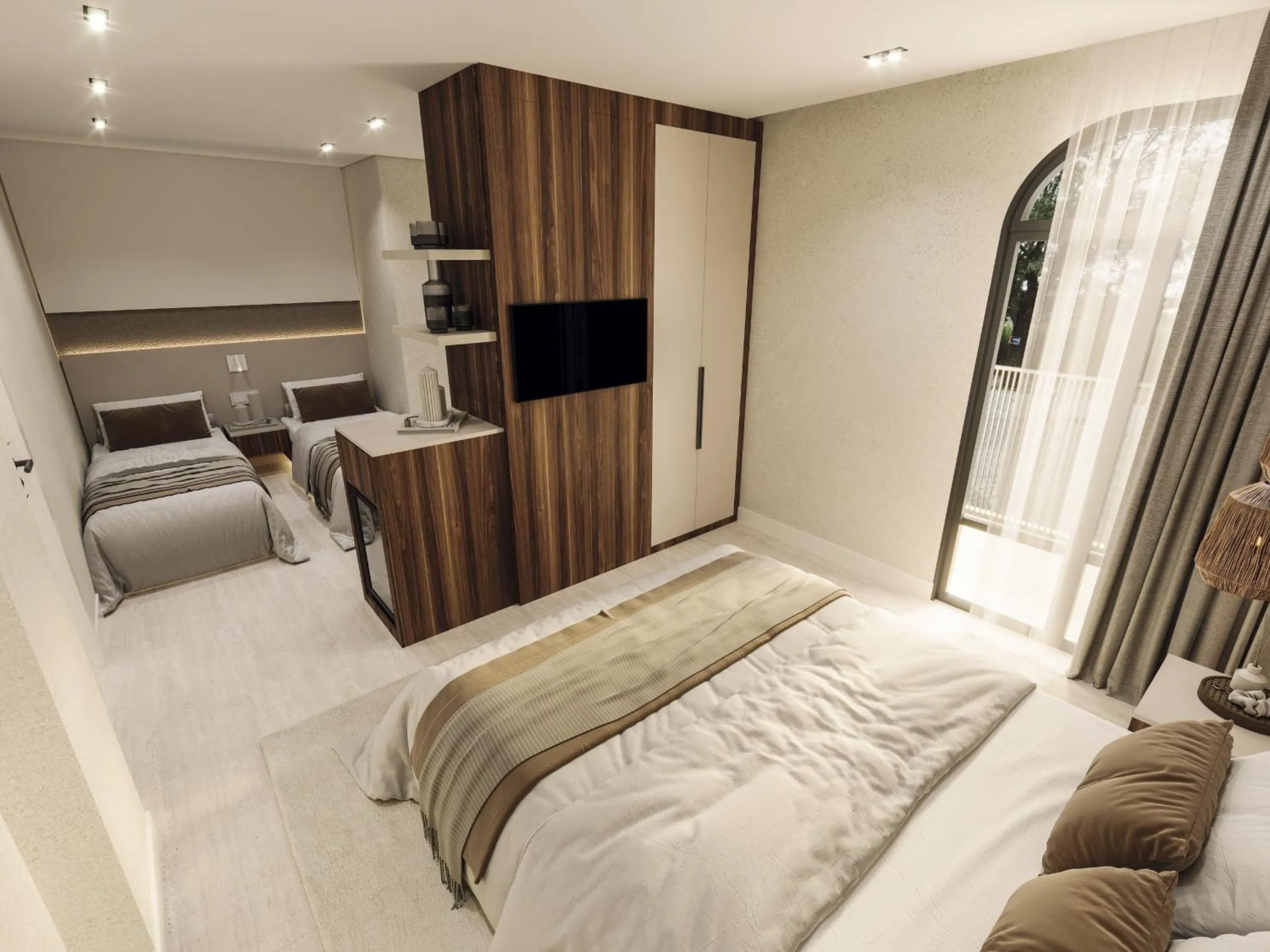 Bed in Sardunya Otel ARKA BİNA